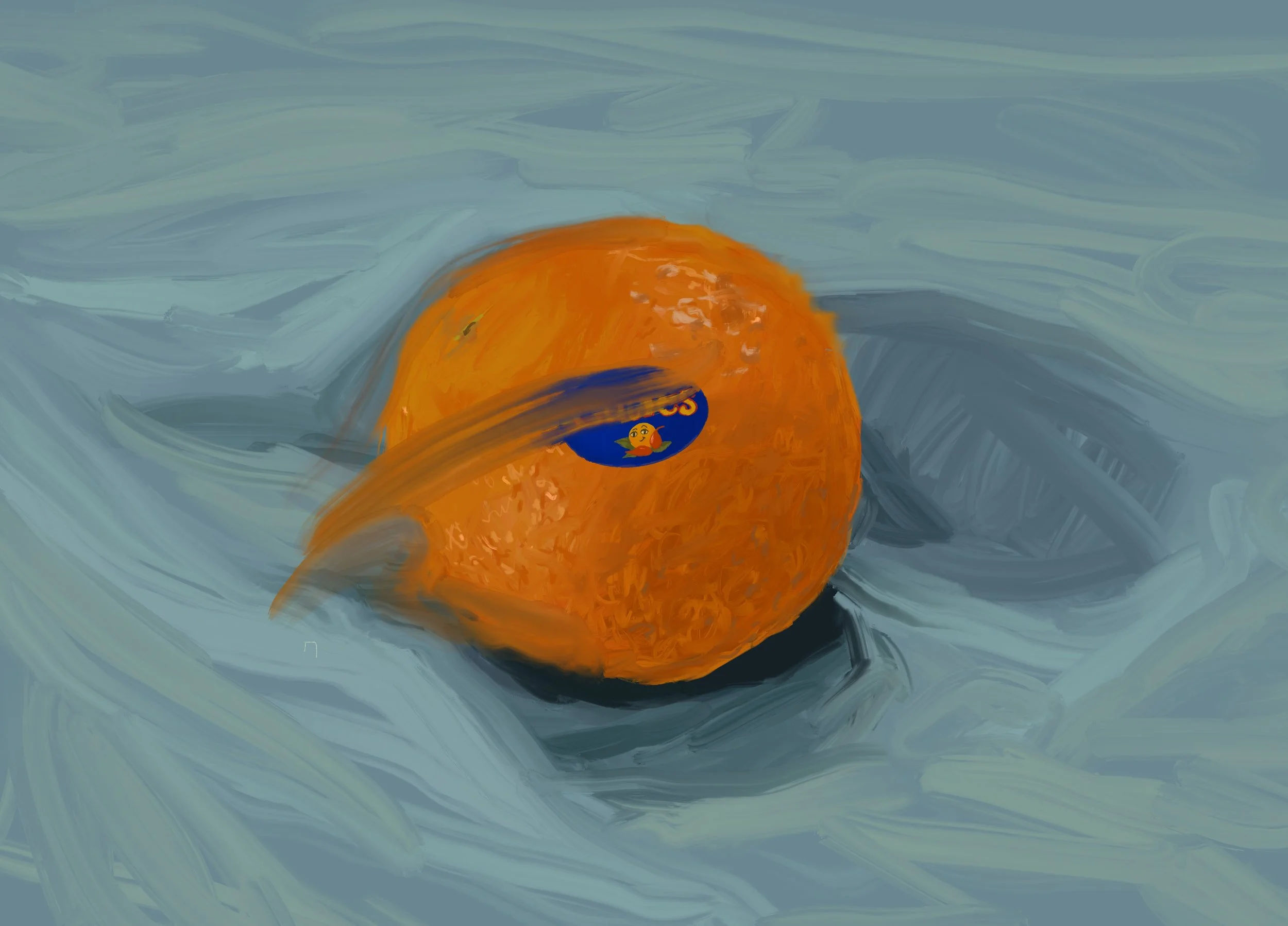 Cutie  
Digital painting, 
2022