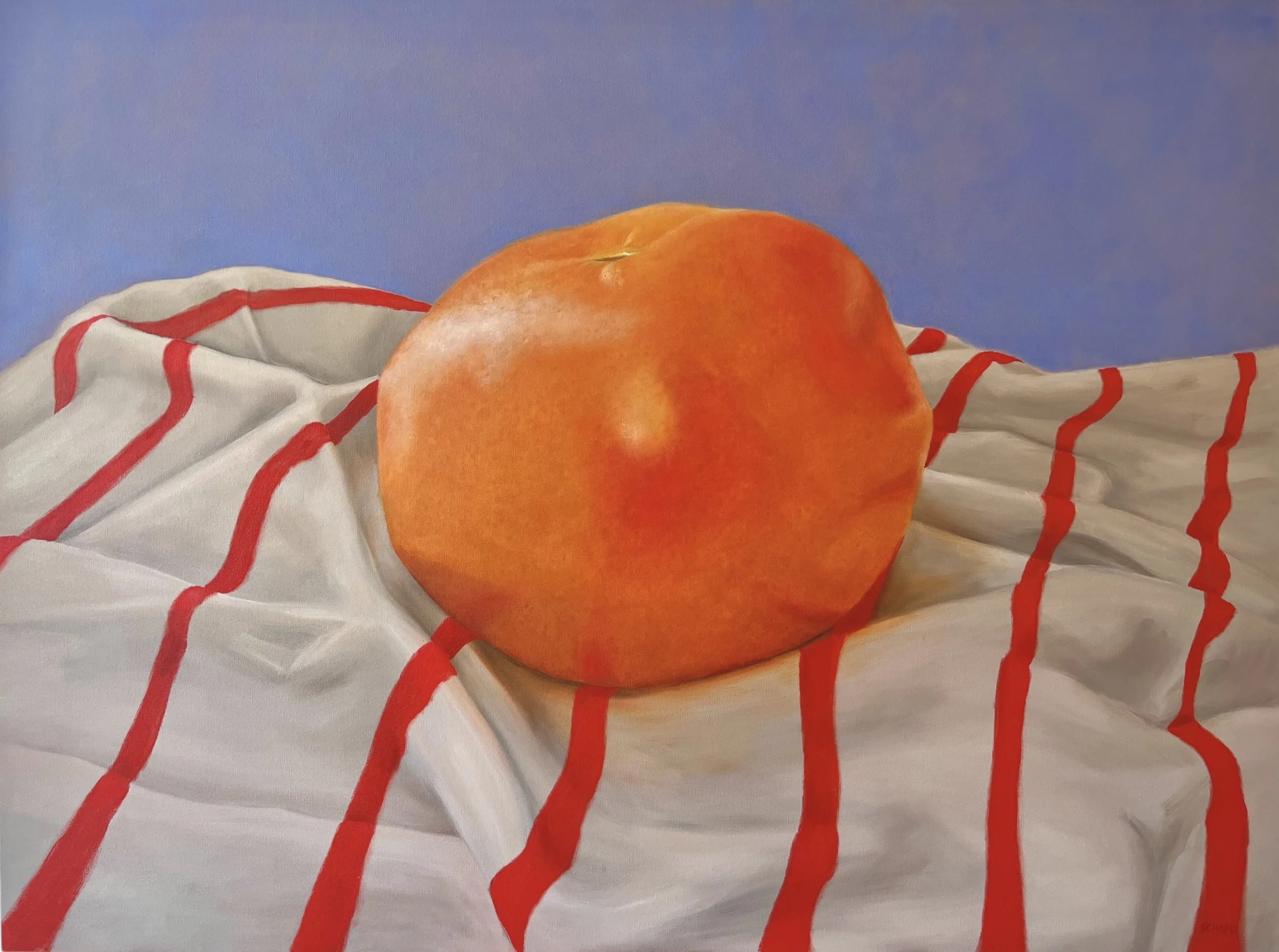  Grapefruit no. 6  
Oil on canvas 
26 x 48" 
2025