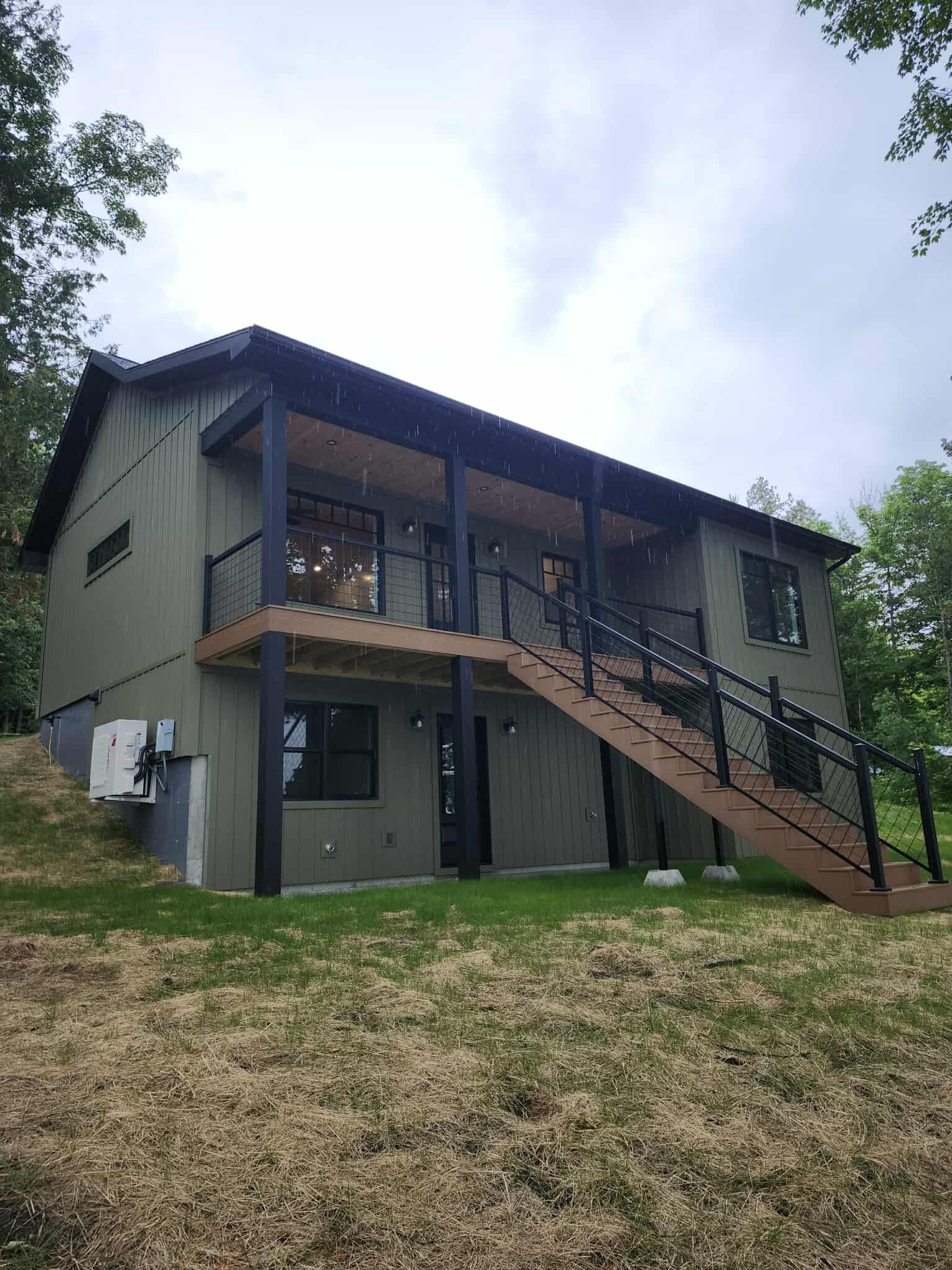 Camp tear down, new camp, Celect siding