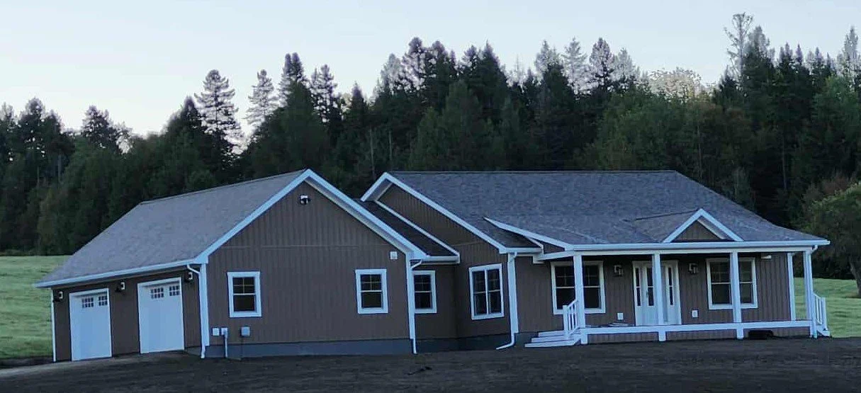 Single level with attached garage