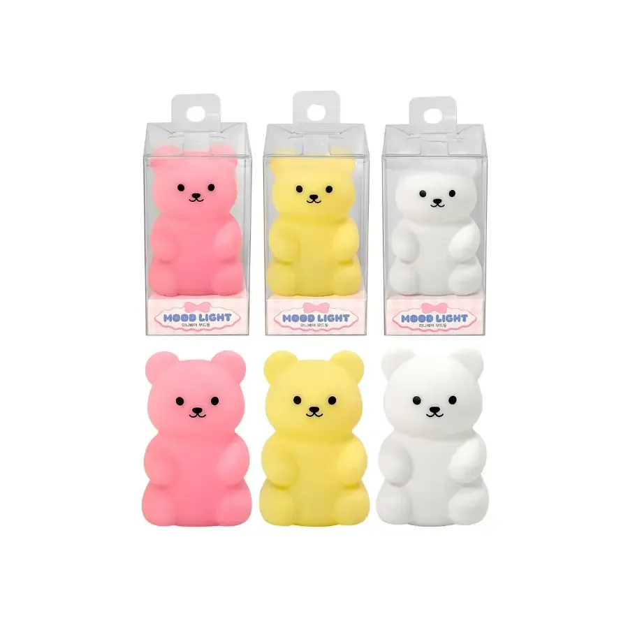 Mini Bear Mood Light – Soft Glow Night Lamp