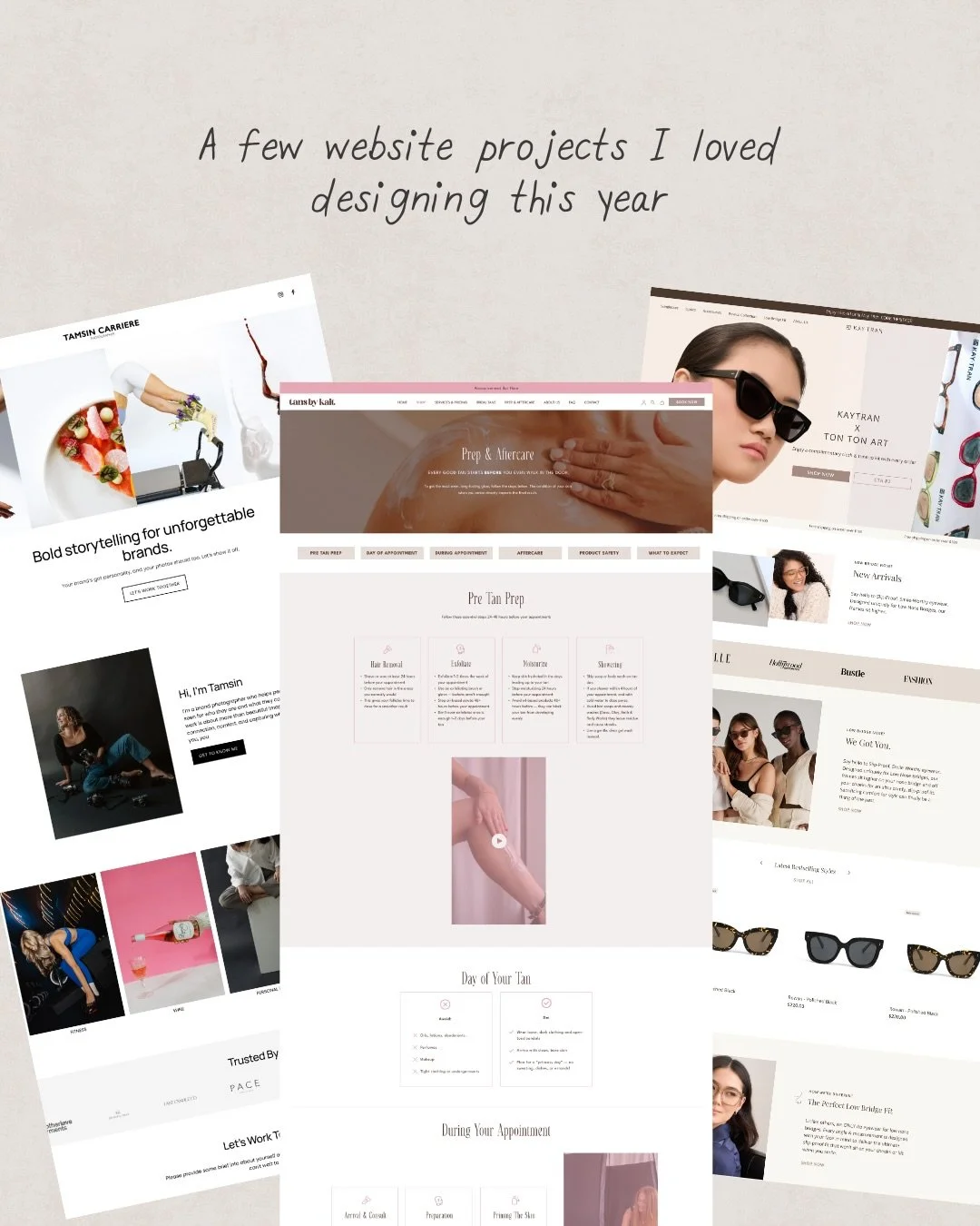 Every brand has a different story, a different audience, and a different customer journey.
 Their website should reflect that.

These were some of my favourite builds this year, all designed to increase clarity, trust, and conversions in their own wa
