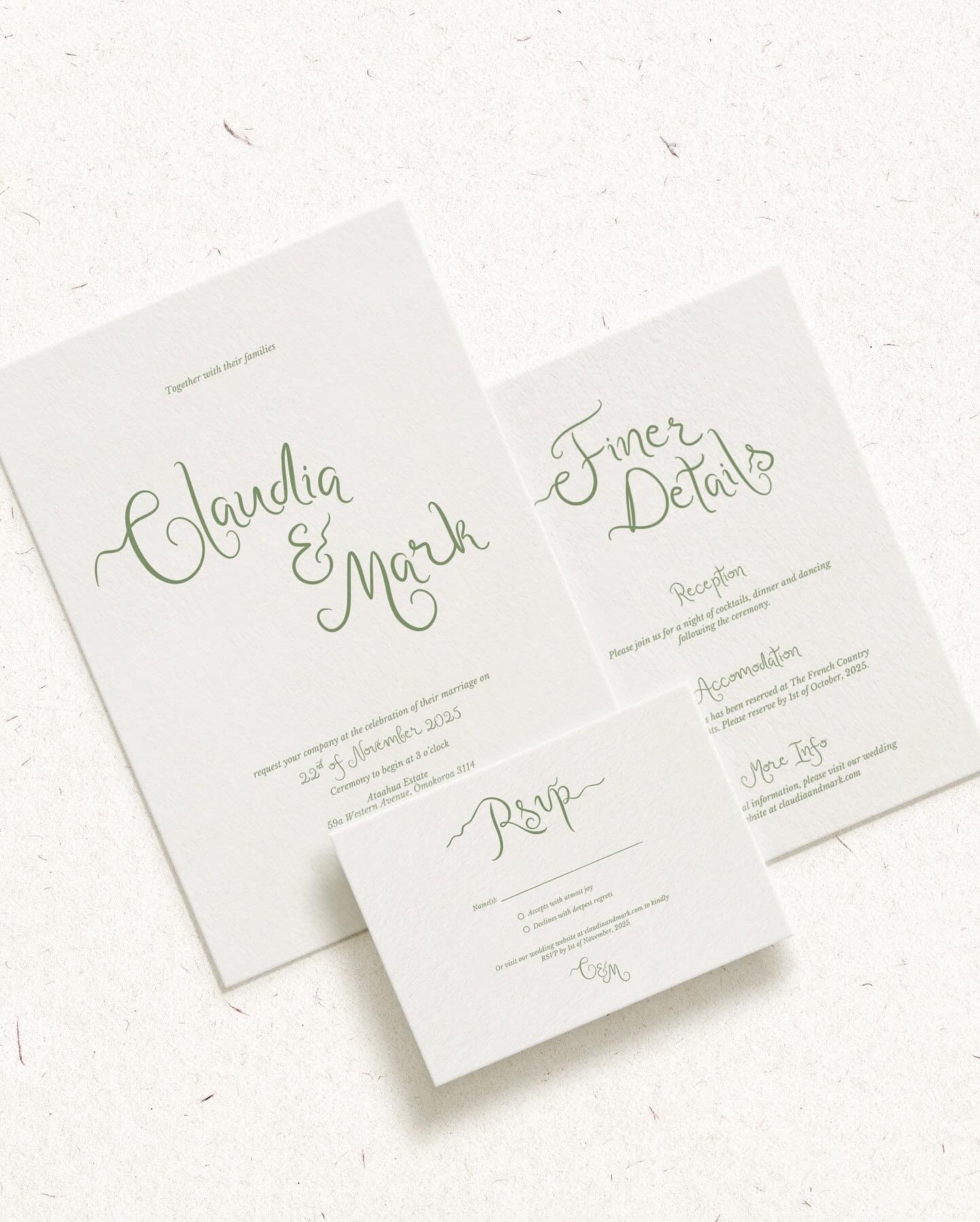 We&rsquo;ve got your back!🫡 Through close collaboration and meticulous attention to detail, we transform your vision into a timeless masterpiece. Let&rsquo;s craft a wedding stationery suite as unique as your love story!

Personalised perfection awa