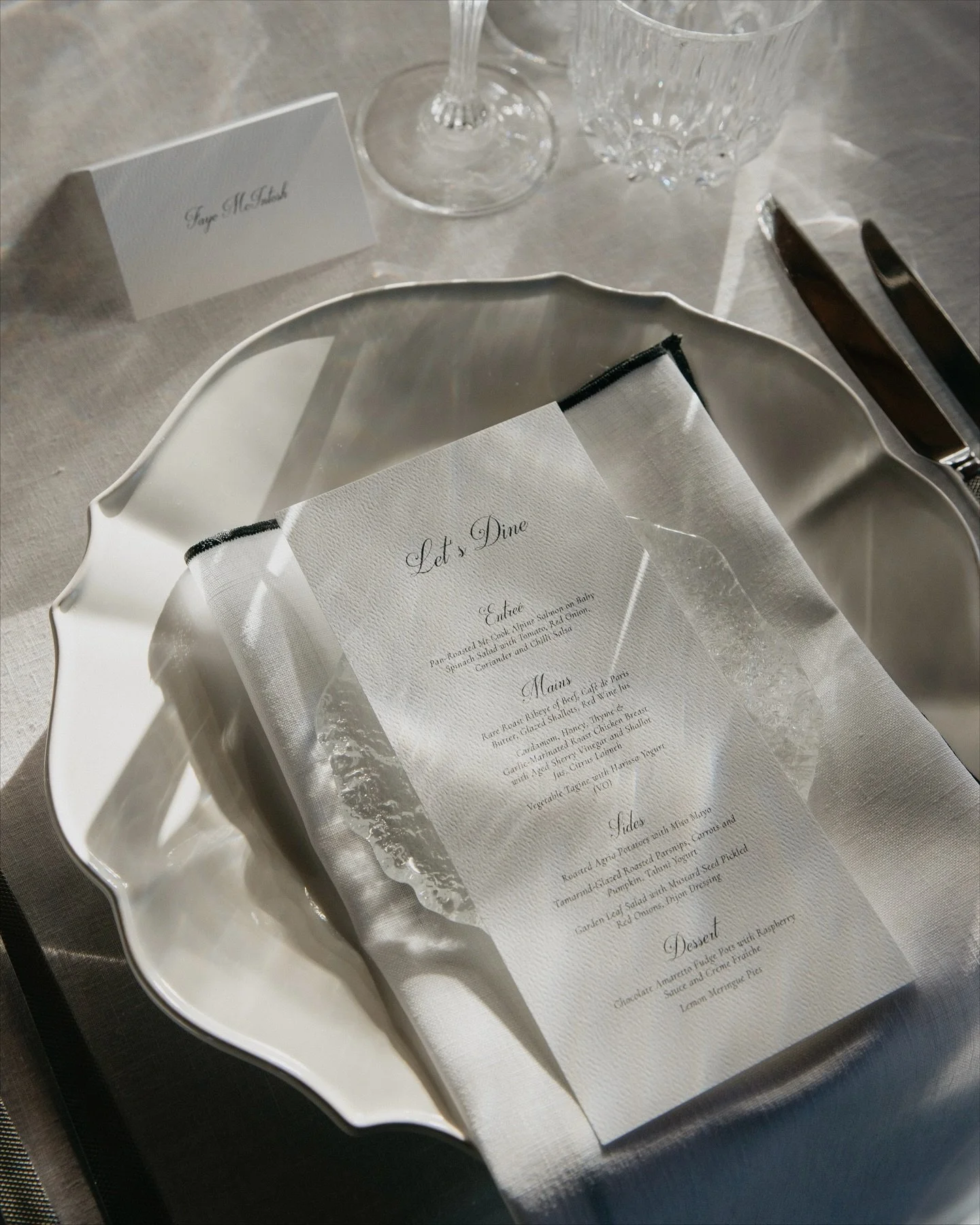 A fully bespoke suite for Harry &amp; Tesi&rsquo;s nuptials at Rippon Hall&mdash;&mdash;a stunning ceremony followed by an intimate dinner, captured by @zarastaplesweddings