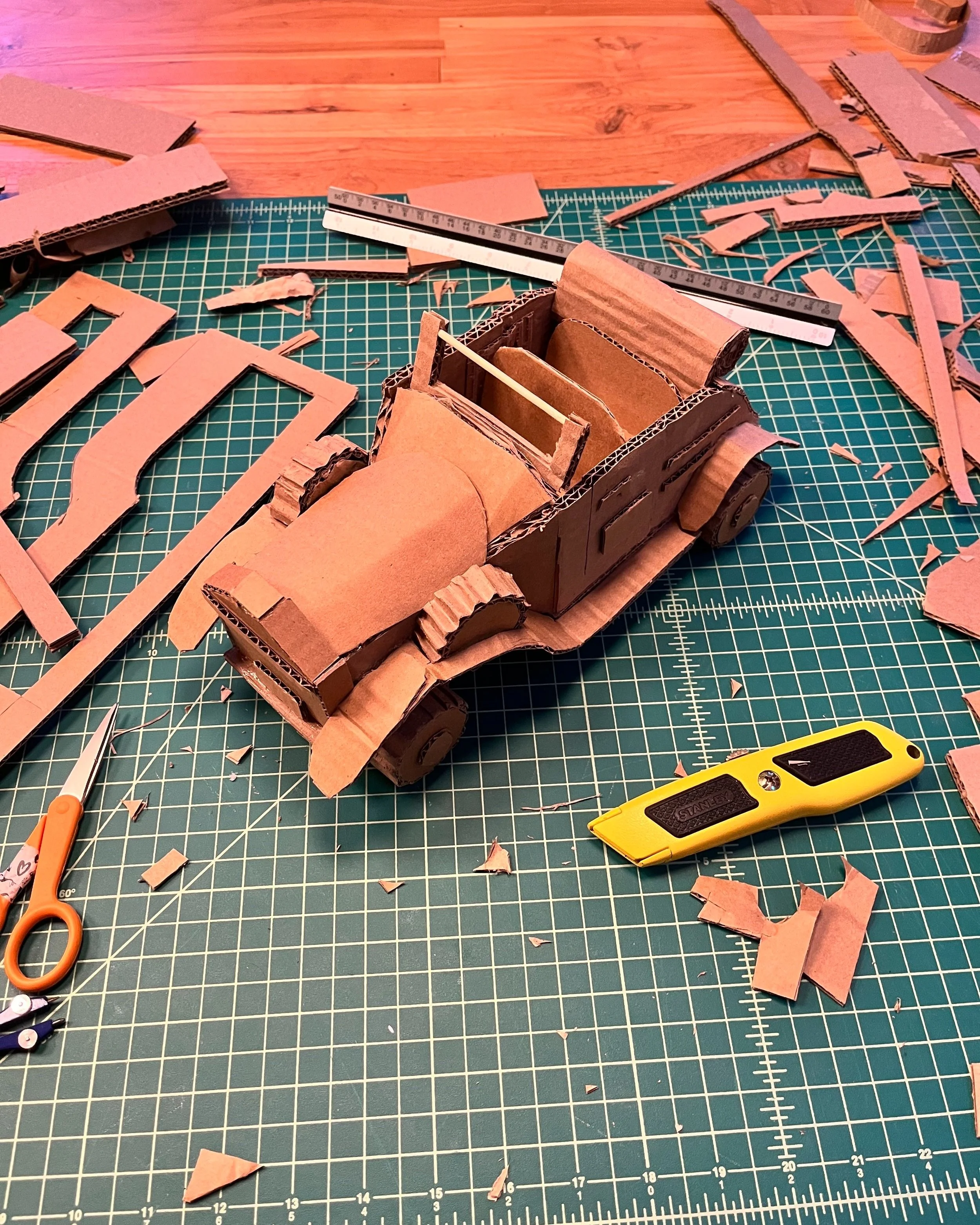 Cardboard prototyping is one of my favorite ways to ideate as it is an incredibly common material and is easy to work with.