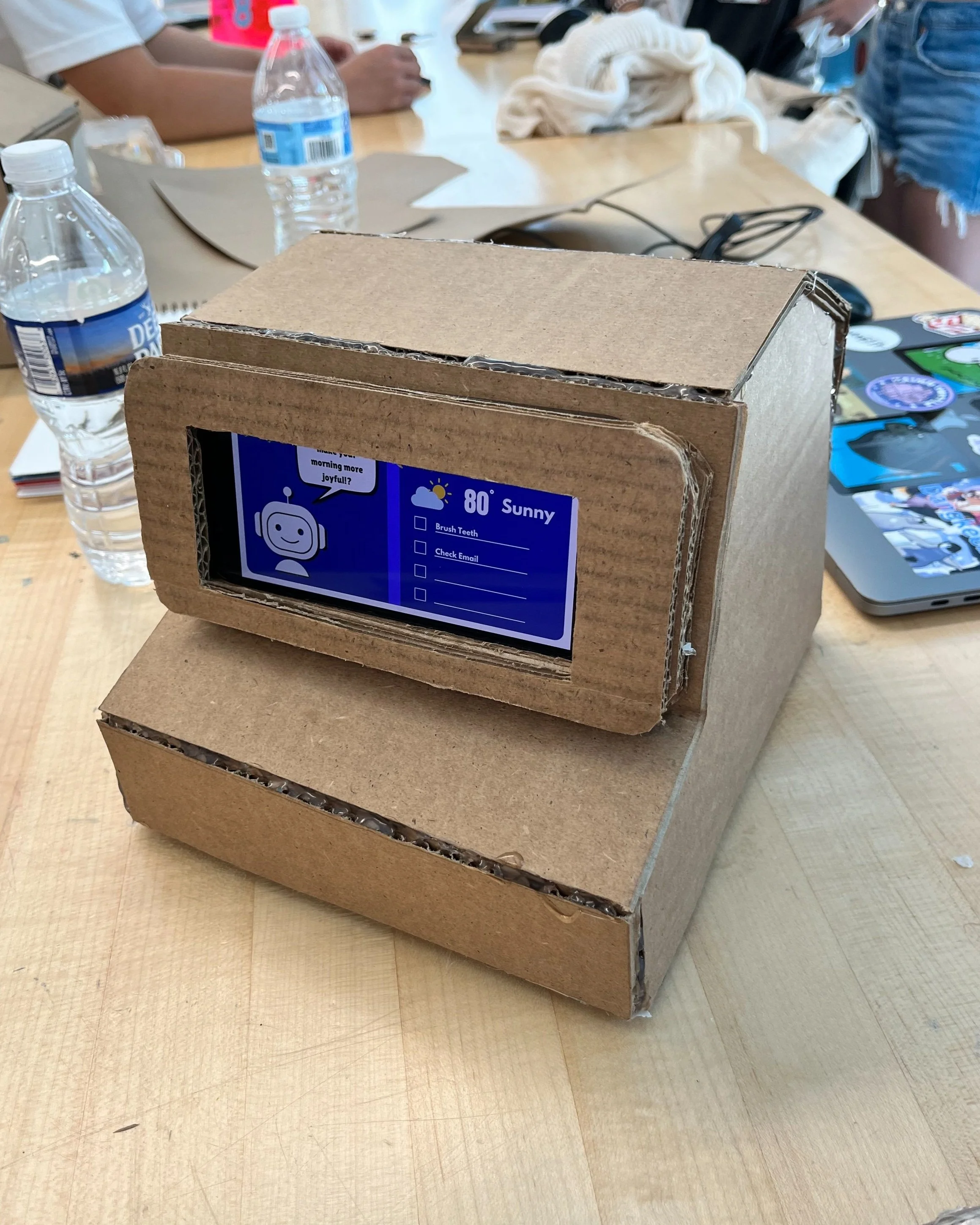 It is interesting to combine different elements to a prototype to increase its function and complexity.