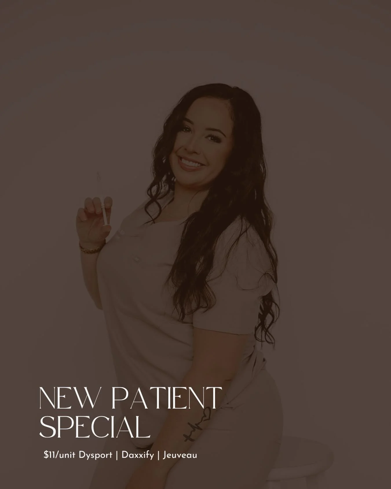 New here? We&rsquo;re so glad you found us 🤍
If wrinkle relaxer has been on your mind, this is your sign.

New patients enjoy $11/unit for Dysport, Daxxify &amp; Jeuveau &mdash; our way of welcoming you in and letting you experience subtle, natural 