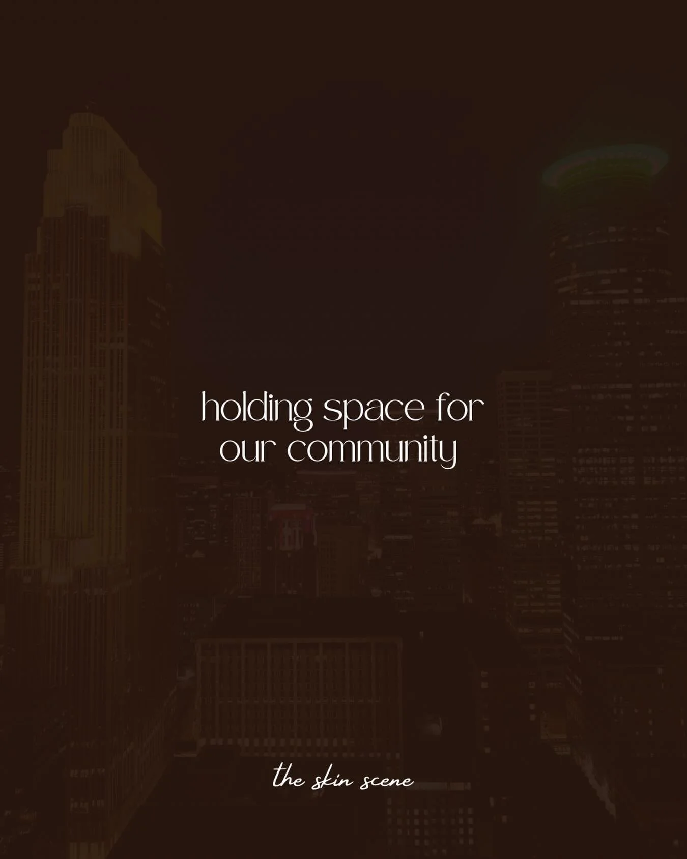 There&rsquo;s a lot being carried by our communities across Minnesota right now. Many of us are feeling overwhelmed, heavy-hearted, or worn down.

At The Skin Scene, care is at the center of everything we do. Our space is meant to be gentle and groun