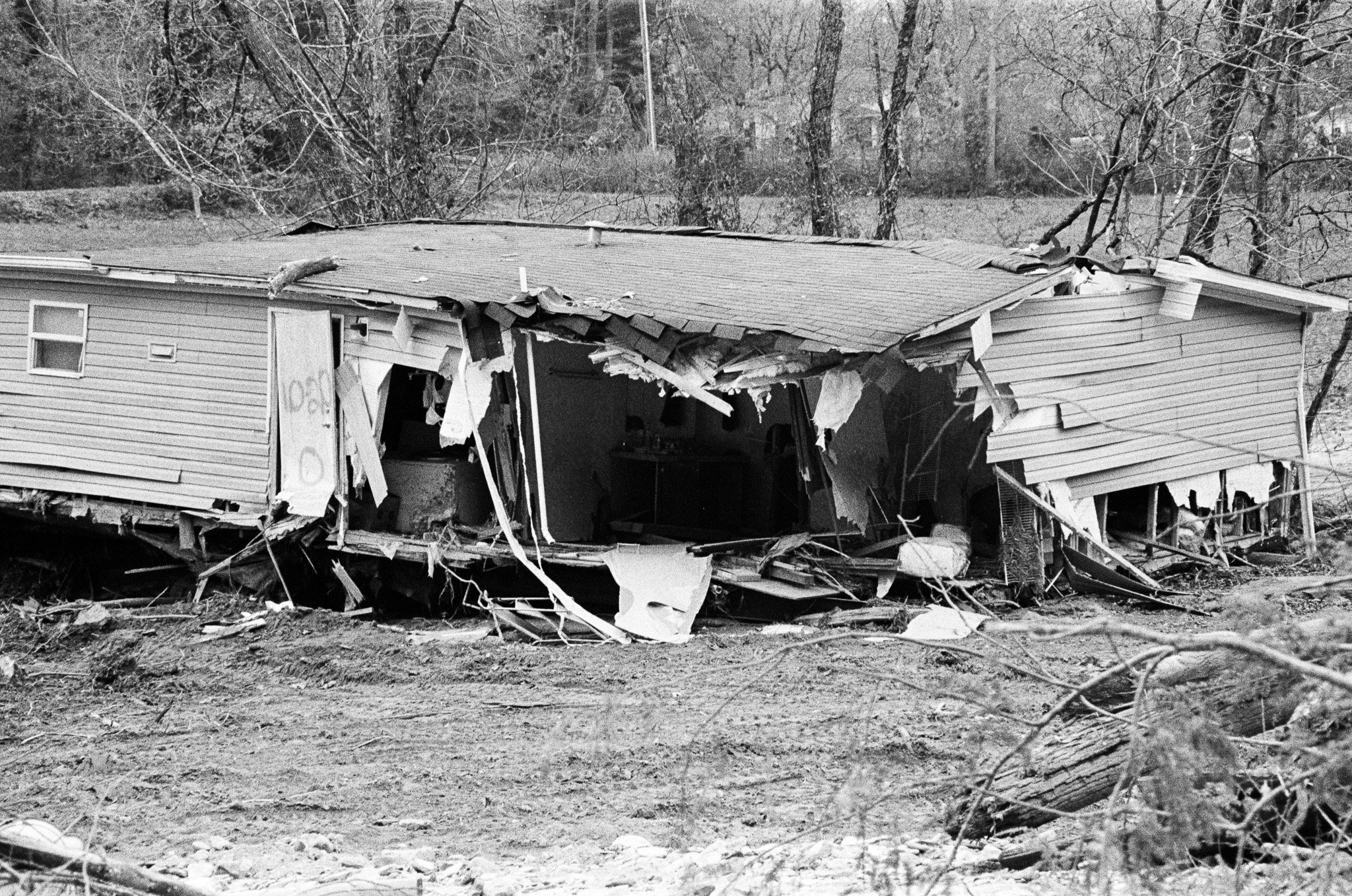 This was moved by the raging waters from nearly 2 miles away.