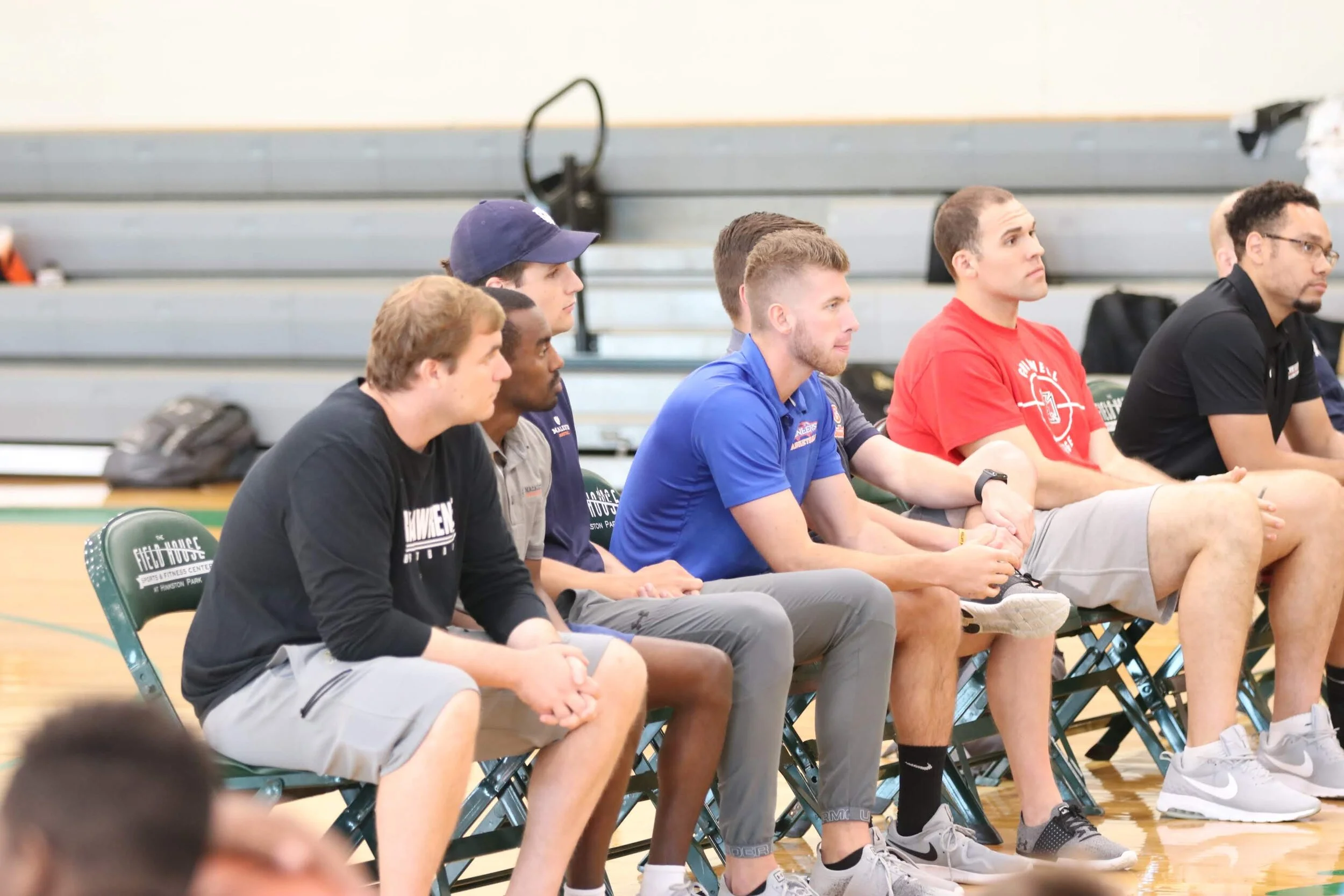 College basketball scouts
