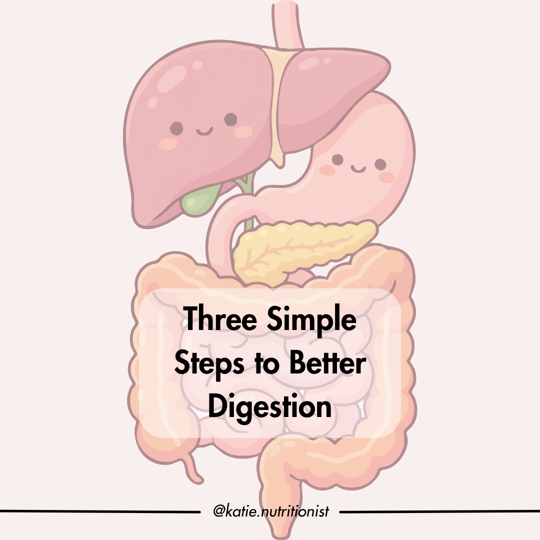 Three Simple Steps to Better Digestion