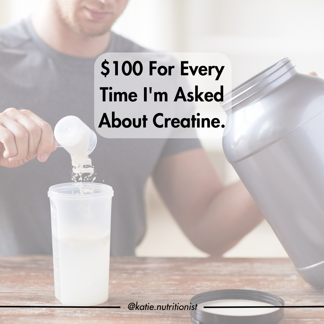 $100 For Every Time I'm Asked About Creatine