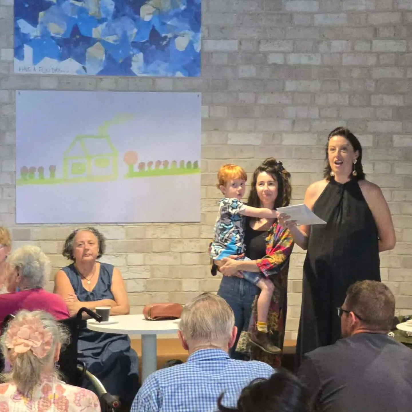 So thrilled to launch the &ldquo;postcards of connection&rdquo; project @yam.coffs today! We welcomed some of the seniors and teens from the project, along with extended families, friends and colleagues. We also all watched the first screening of the