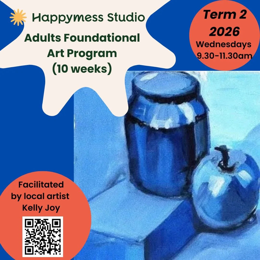Have you been waiting for the opportunity to reignite your creative spark? Adults weekly art program, 10 weeks, facilitated by professional artist (national art school trained) Kelly joy. We have just 7 tickets left!! Get in quick! 2 hours a week, al