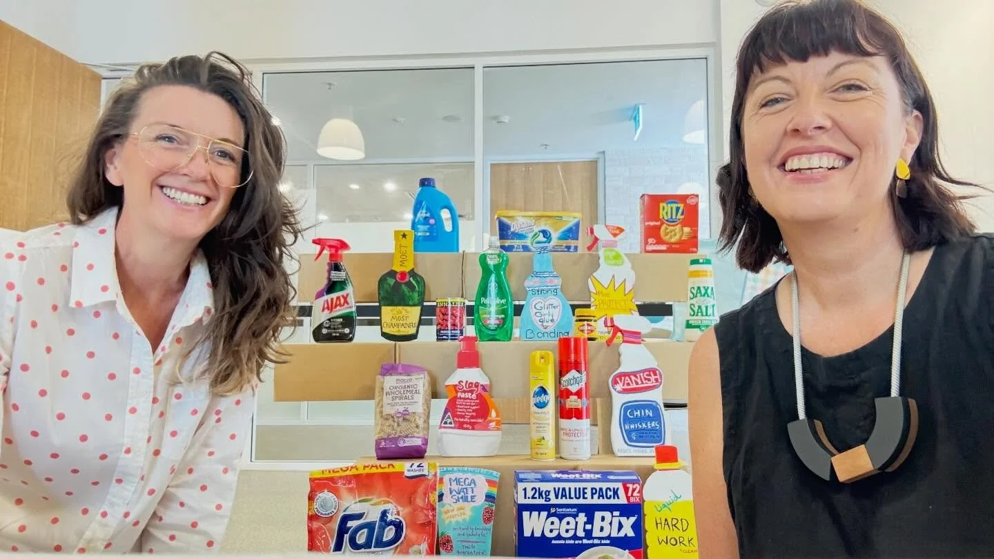 @happymess_bellingen was thrilled to be collaborating with artist @peggy_zephyr today to co facilitate the &ldquo;true cost of living project&rdquo; Peggy&rsquo;s supermarket 🙌🙌🙌 @yam.coffs thank you to all the women who joined us for a full day o