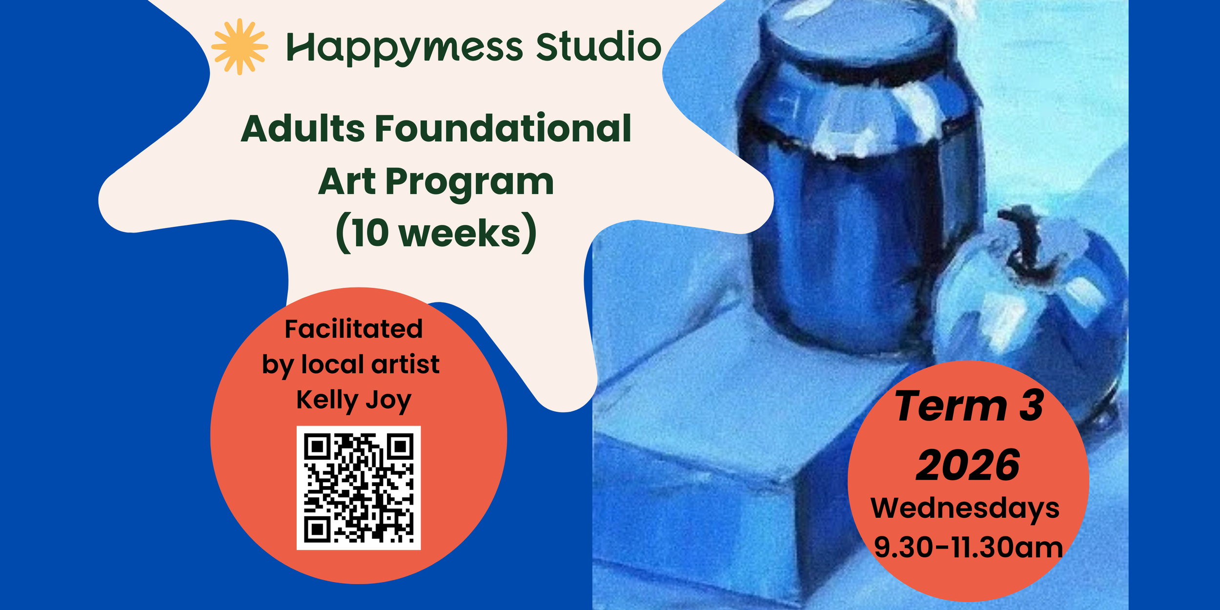 Adults Foundational Art Program (Term 3-2026) 