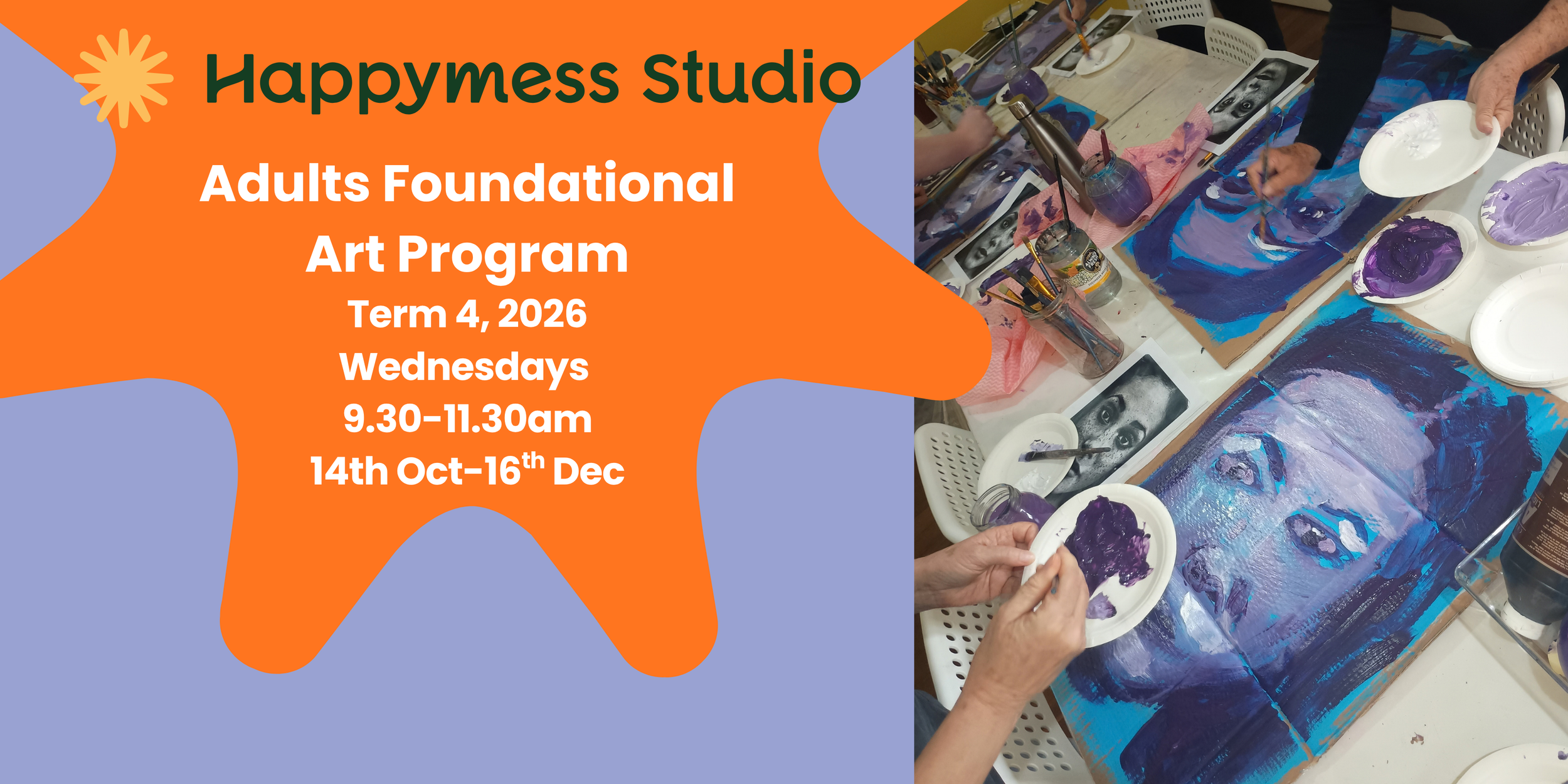 Adults art program, Term 4