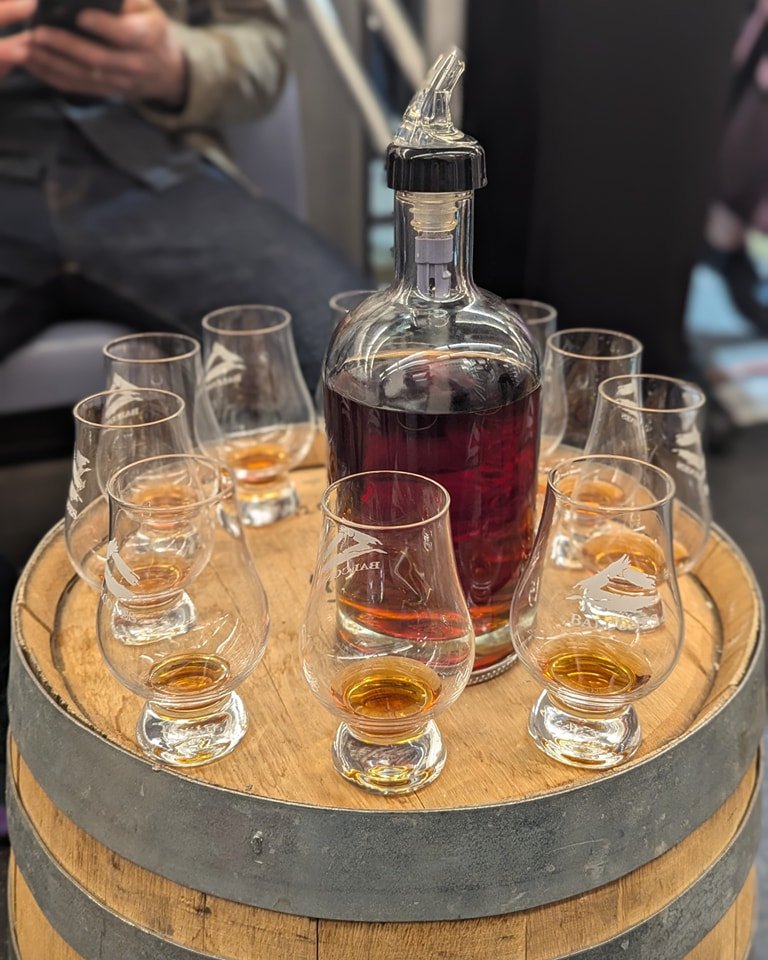 Fabulous evening with @balconesdistilling! Enjoyed an exclusive tasting of their 4-year climate experiment in a reimaged subway car along with cocktails and more tastings.