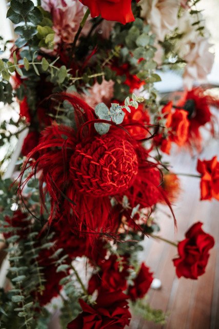 Woven Waratah Flower Arrangments