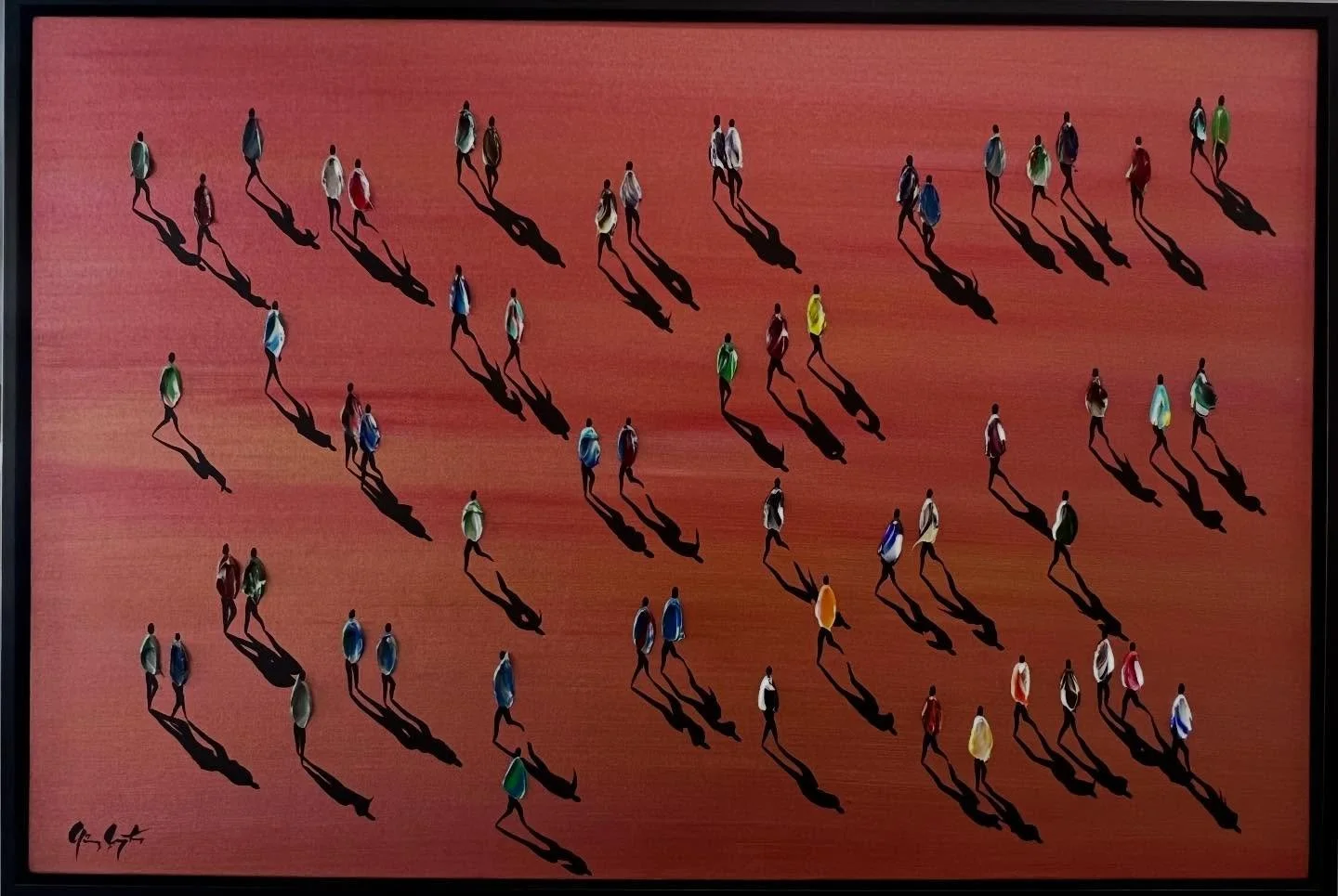 Sold by @gunesdreamland

&lsquo;Shadows Collection; Sunset Lovers.&rsquo;

Oil on Canvas

32&rdquo; x 42&rdquo;

On its way to Washington.