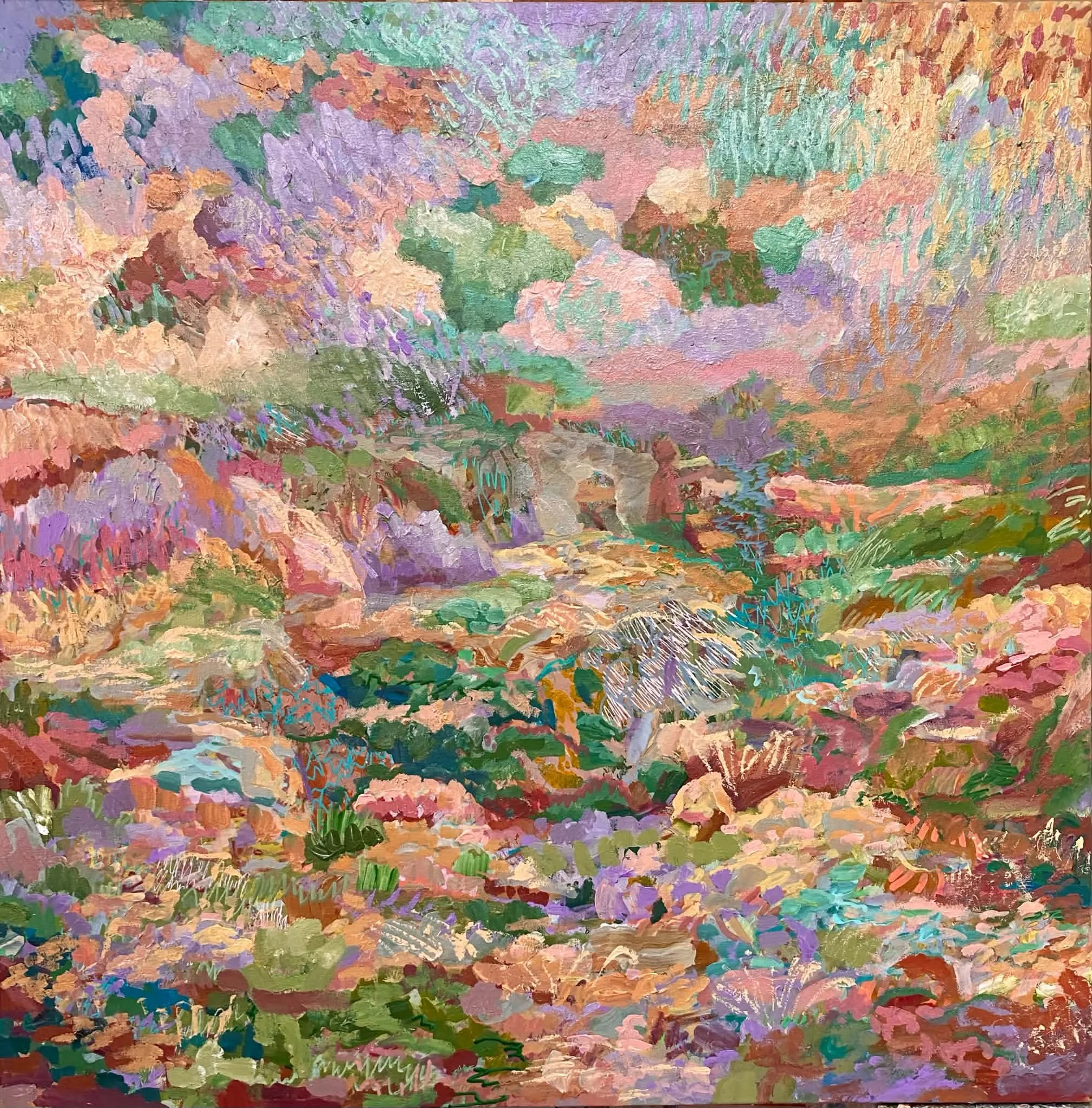 A Destiny. 2026. 80 x 80cm. Framed