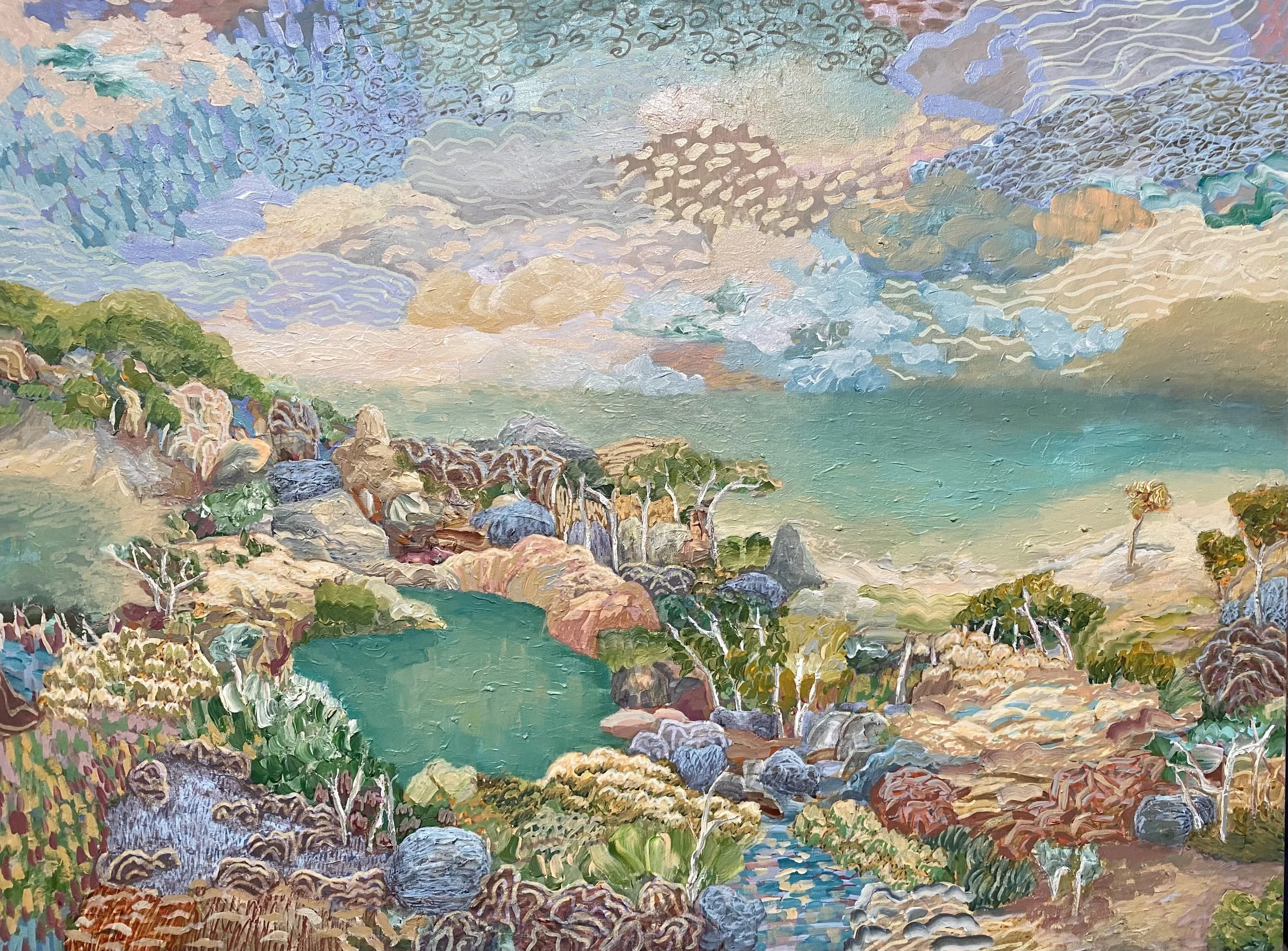 East Coast Dreaming. 2026. 90 x 120cm
