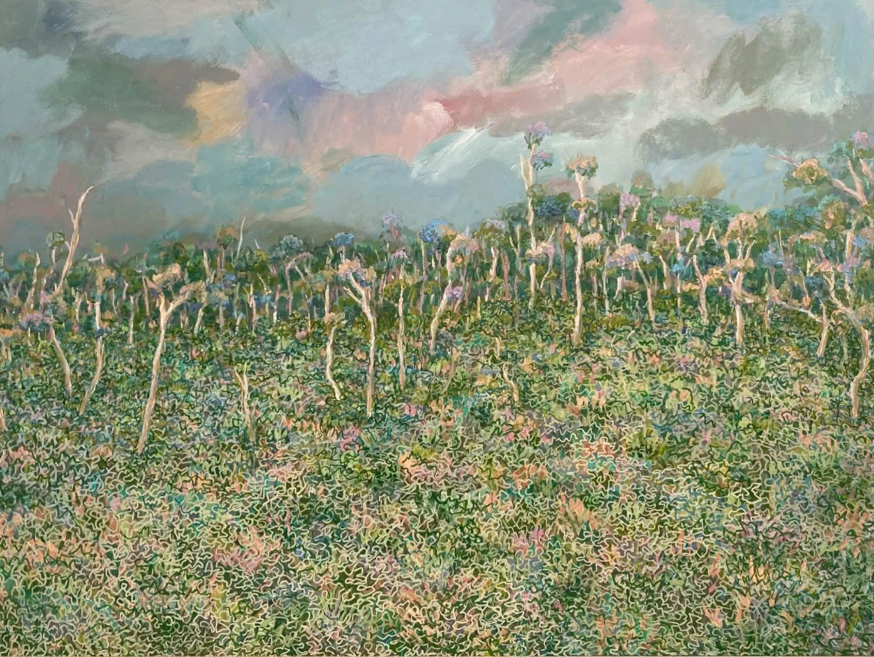 Chasing Beauty. 90 x 120cm. $2500