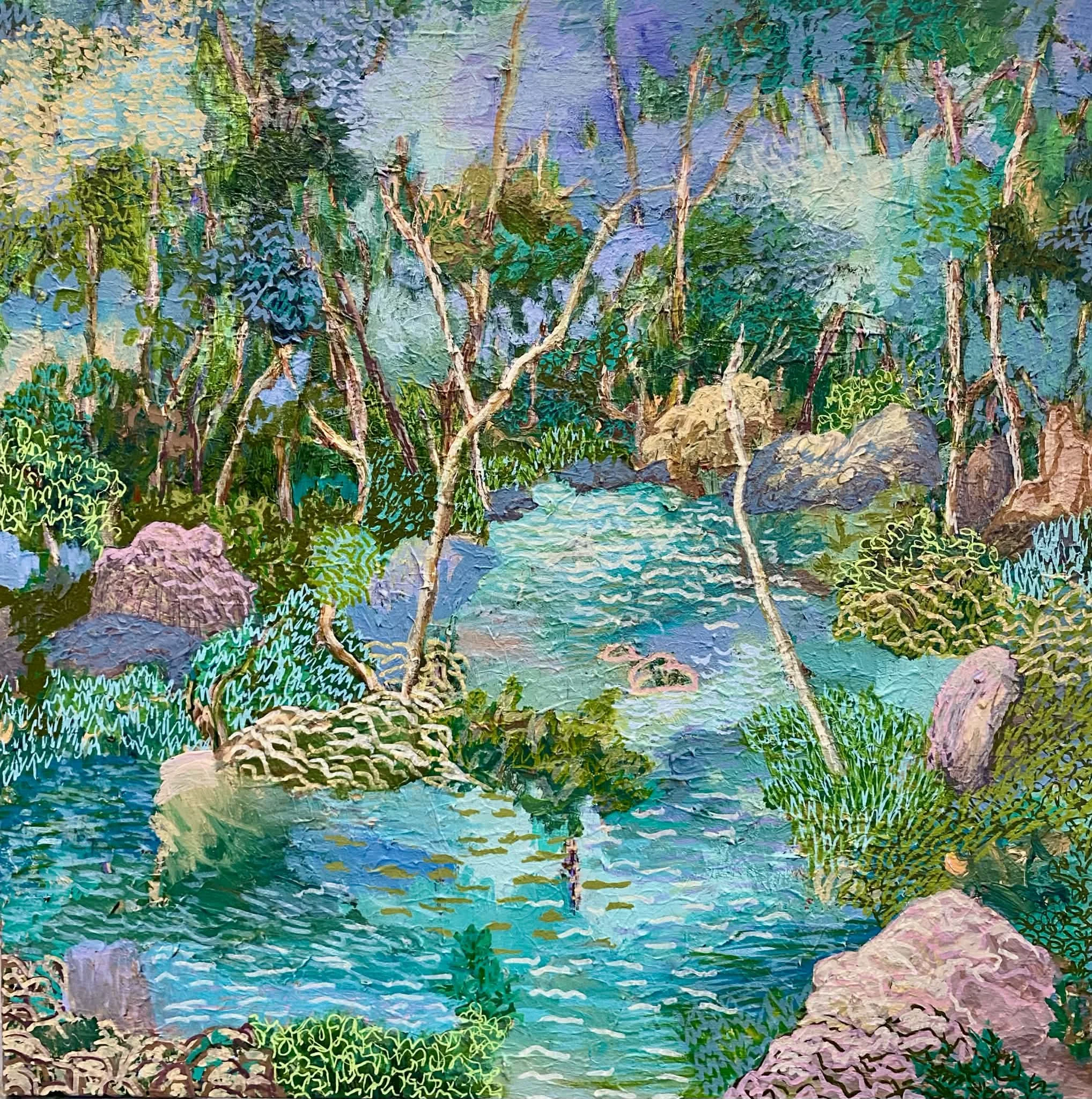 Little Blue Lake. 2025. SOLD