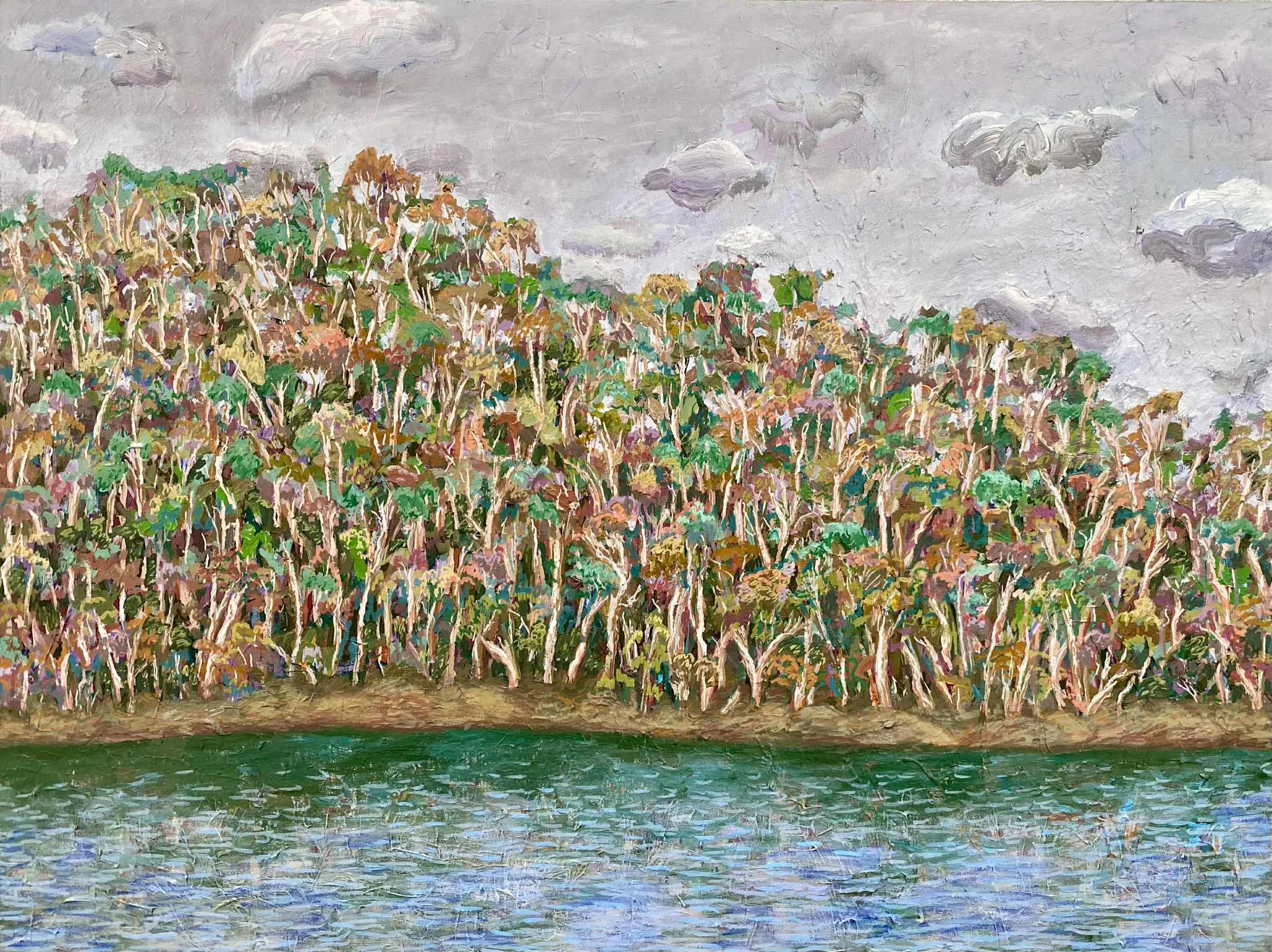 Inglis  River Trail . 90 x 120cm. $2500 