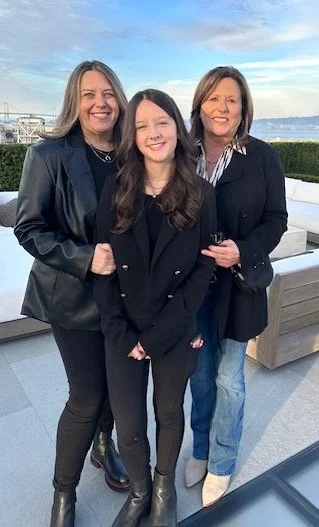 My daughter Yvette, granddaughter Maddie, and I before a Queen Concert