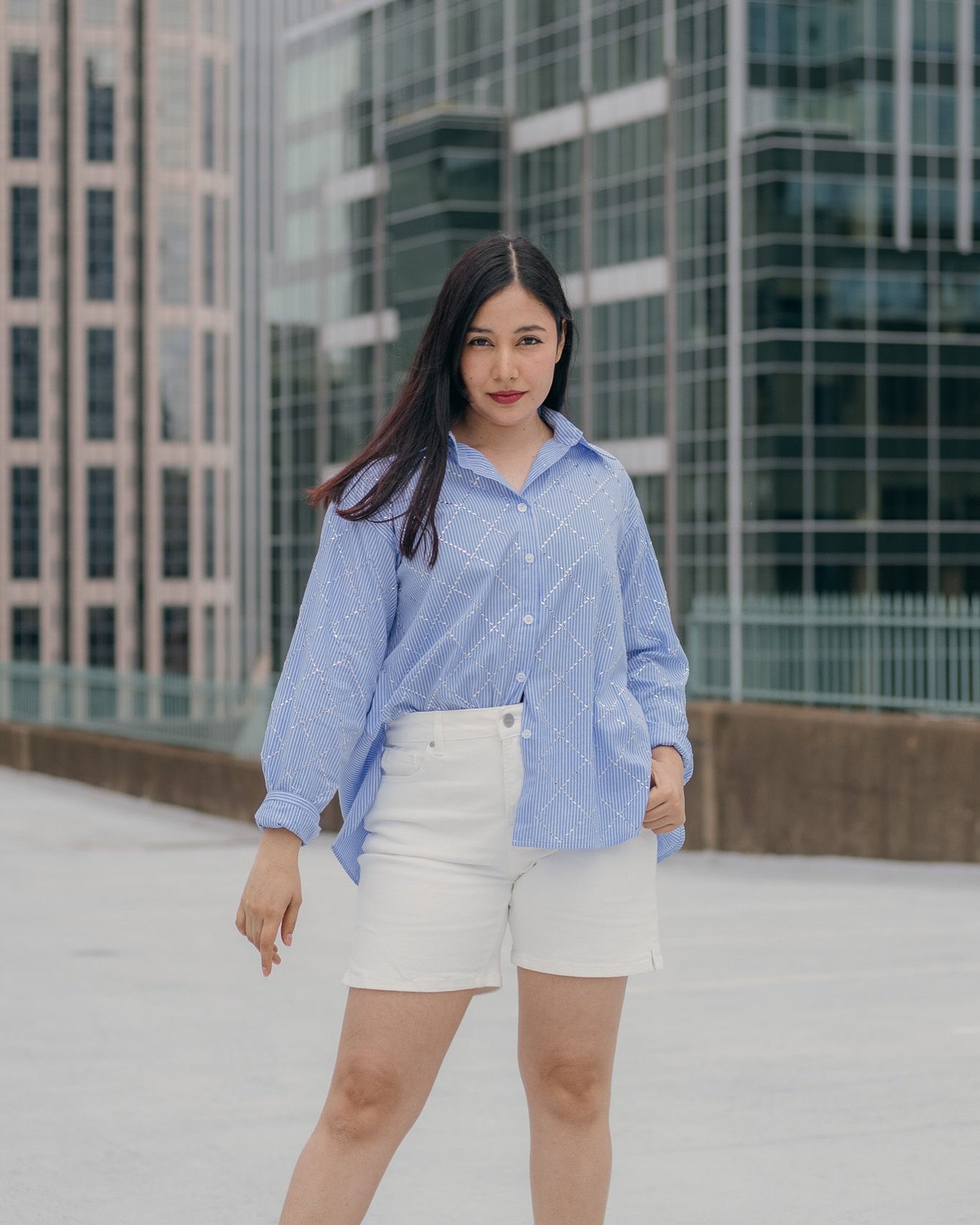 A summer staple you&rsquo;ll wear on repeat- our Bright Side Denim Shorts are crisp, classic, and endlessly versatile. From rooftop brunches to weekend errands, they&rsquo;ll pair perfectly with everything in your closet!

Shop in store or online now