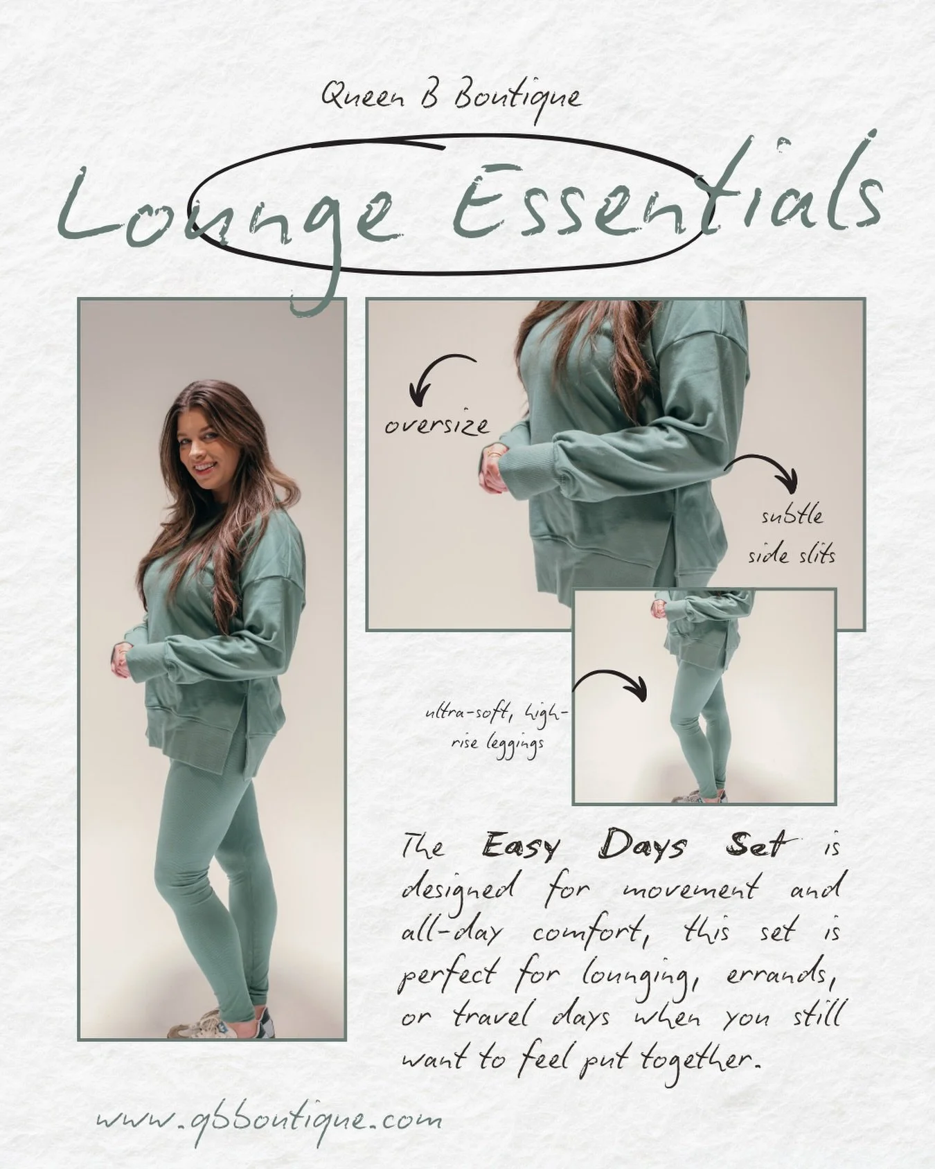 Comfort that moves with you- all day long! Your new go-to set just dropped 🤭

Shop the lounge edit online or in store 😍