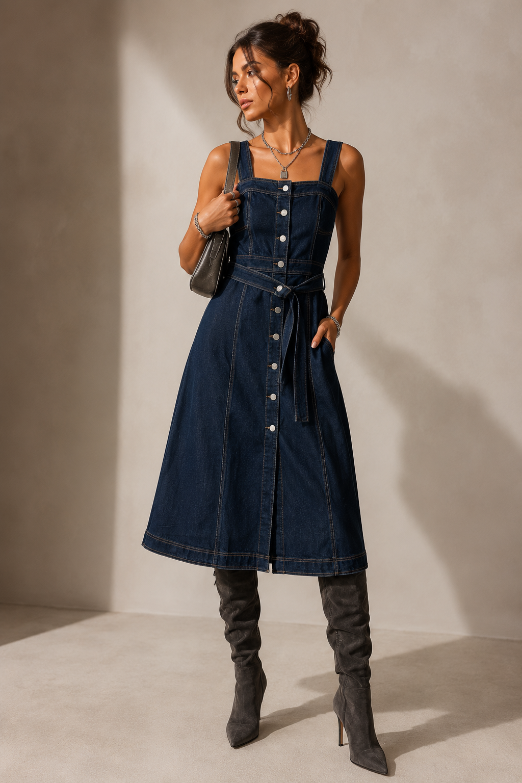 Indigo Muse Denim Dress