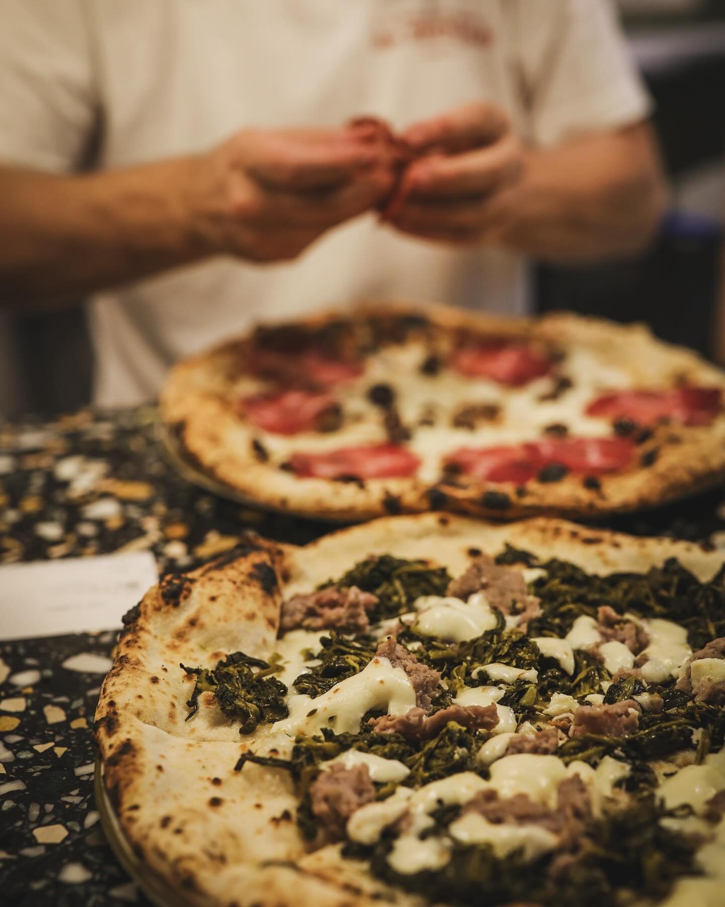 🍕 FRIARIELLI &amp; SALSICCIA PIZZA 🍕

🧀 Dive into the heart of Naples with our latest mouthwatering creation. We&rsquo;ve flown in Agerola Fior di Latte directly from the lush hills of Campania to ensure a milky, smooth texture unlike any other.

