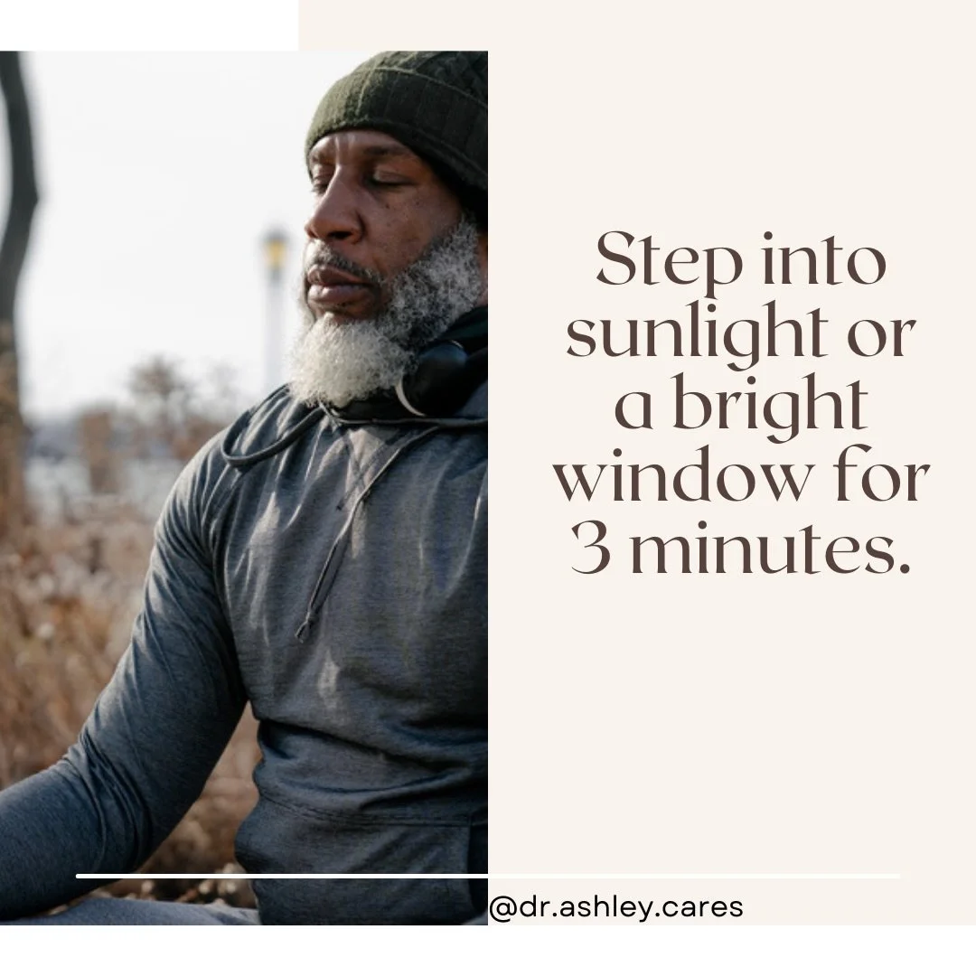 ☀️Mood boost tip: Step into sunlight or a bright window for 3 minutes. 

#moodboost #therapistnearme #blacktherapistnearme #mindfulness #healingjourney