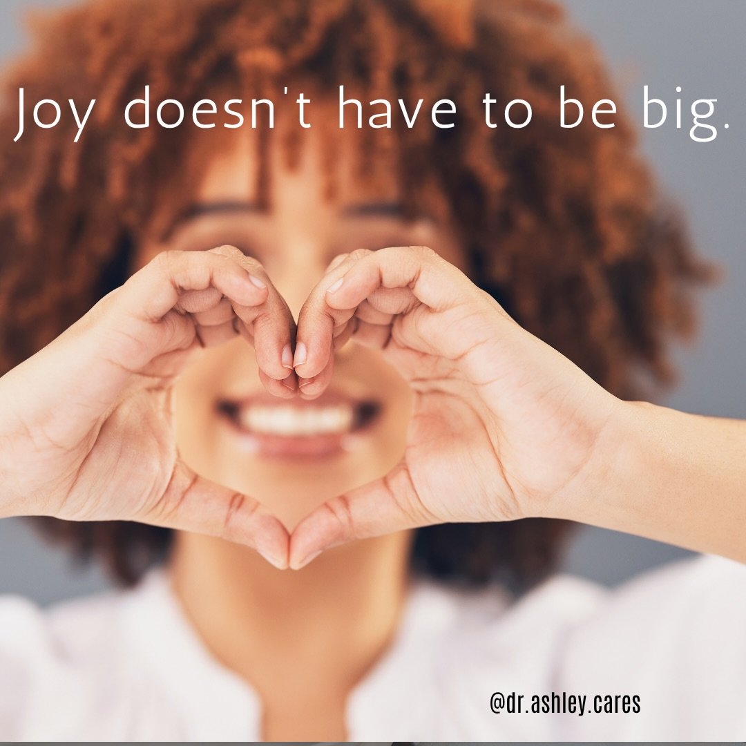 Joy doesn&rsquo;t have to be big!

What&rsquo;s one simple joy you&rsquo;re going to add into today?

#simplepleasures #stressmanagement #therapistnearme #blacktherapistnearme #mentalhealthmatters