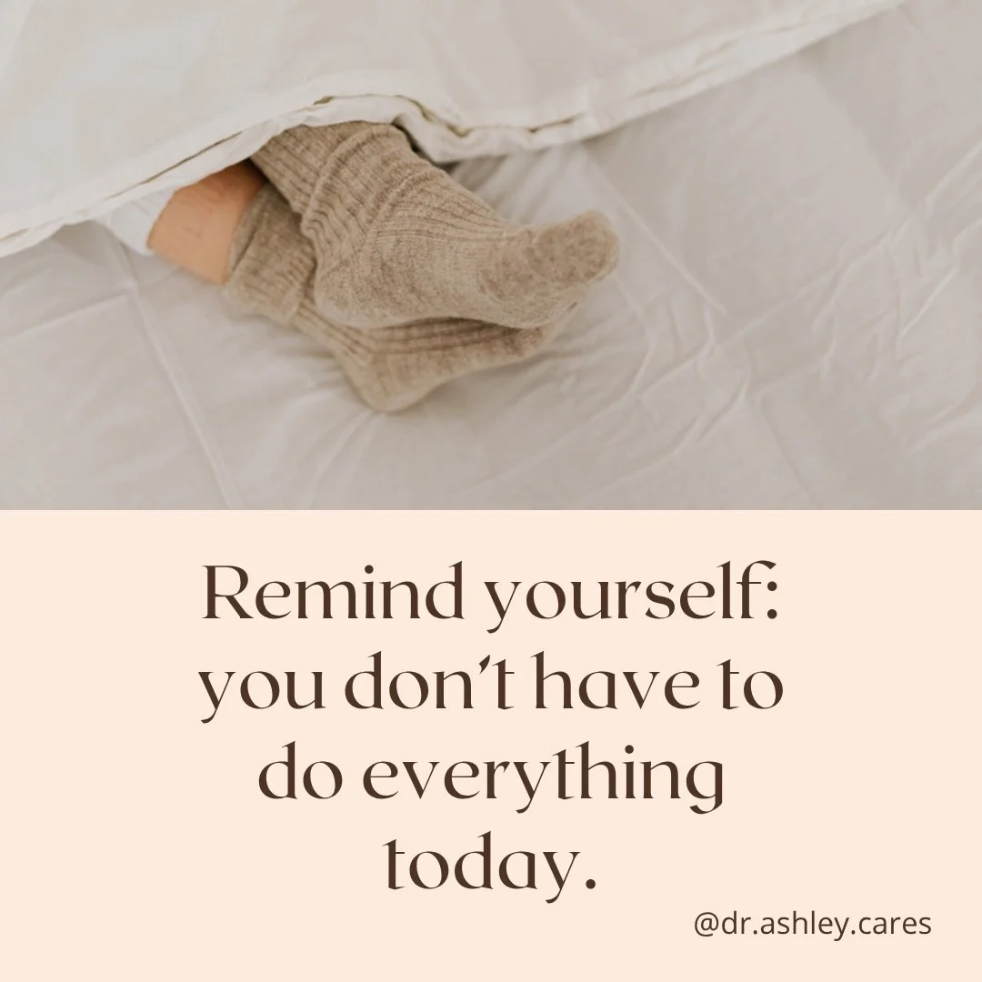 Remind yourself: you don&rsquo;t have to do everything today. 

#selfcompassionjourney #healingjourney #therapistnearme #blacktherapistnearme #stressmanagementtips