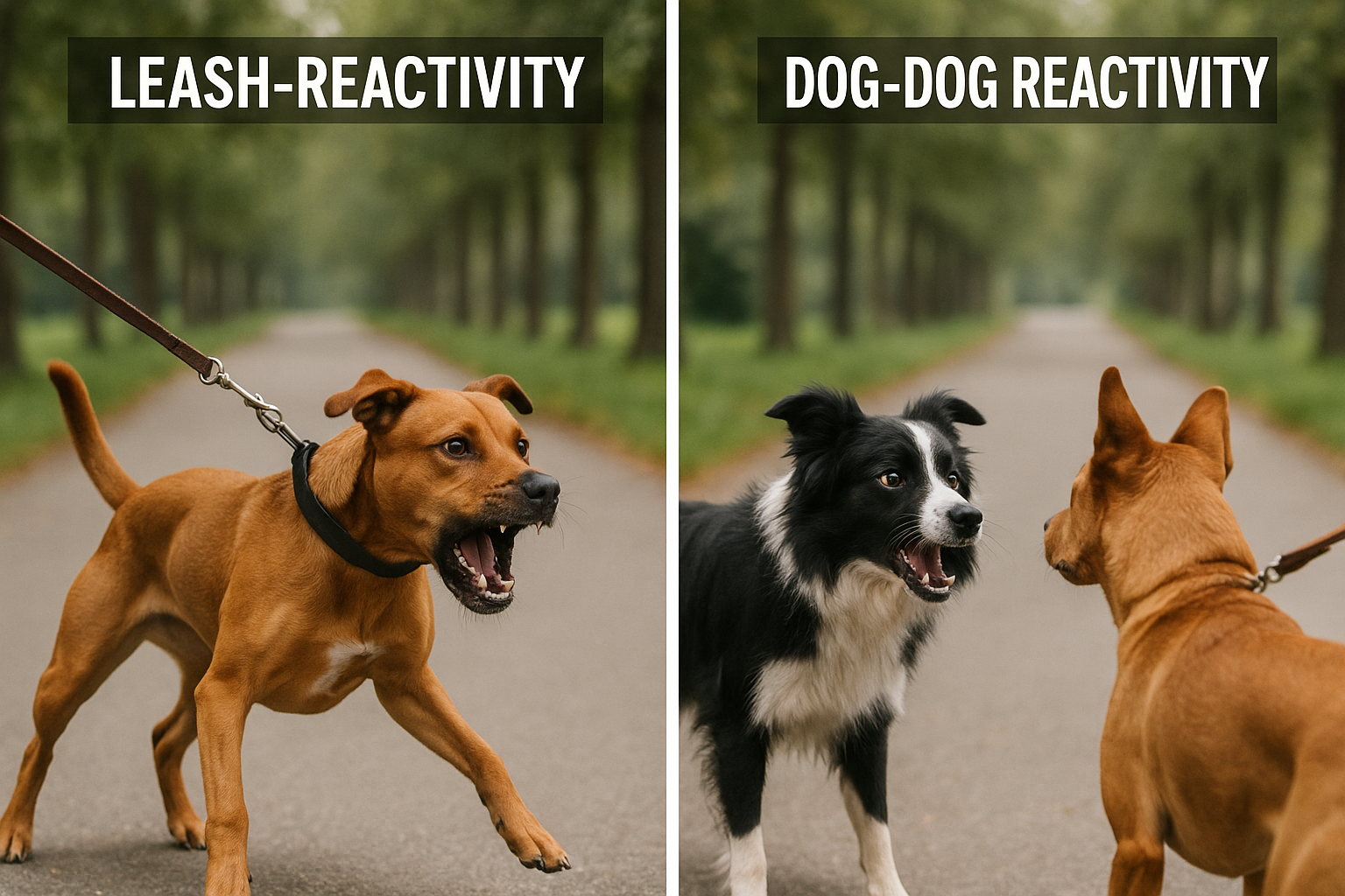Article 1: Leash &amp; Dog-Dog Reactivity — Two Faces of Canine Reactivity