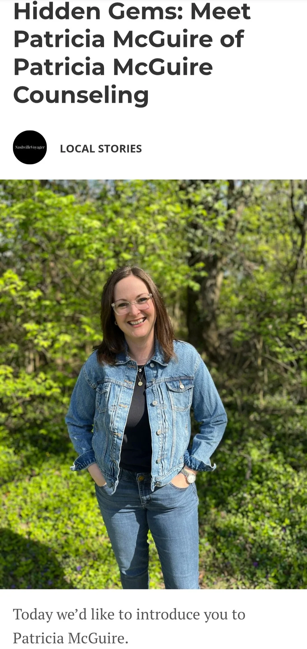 Check out my interview with NashvilleVoyager!