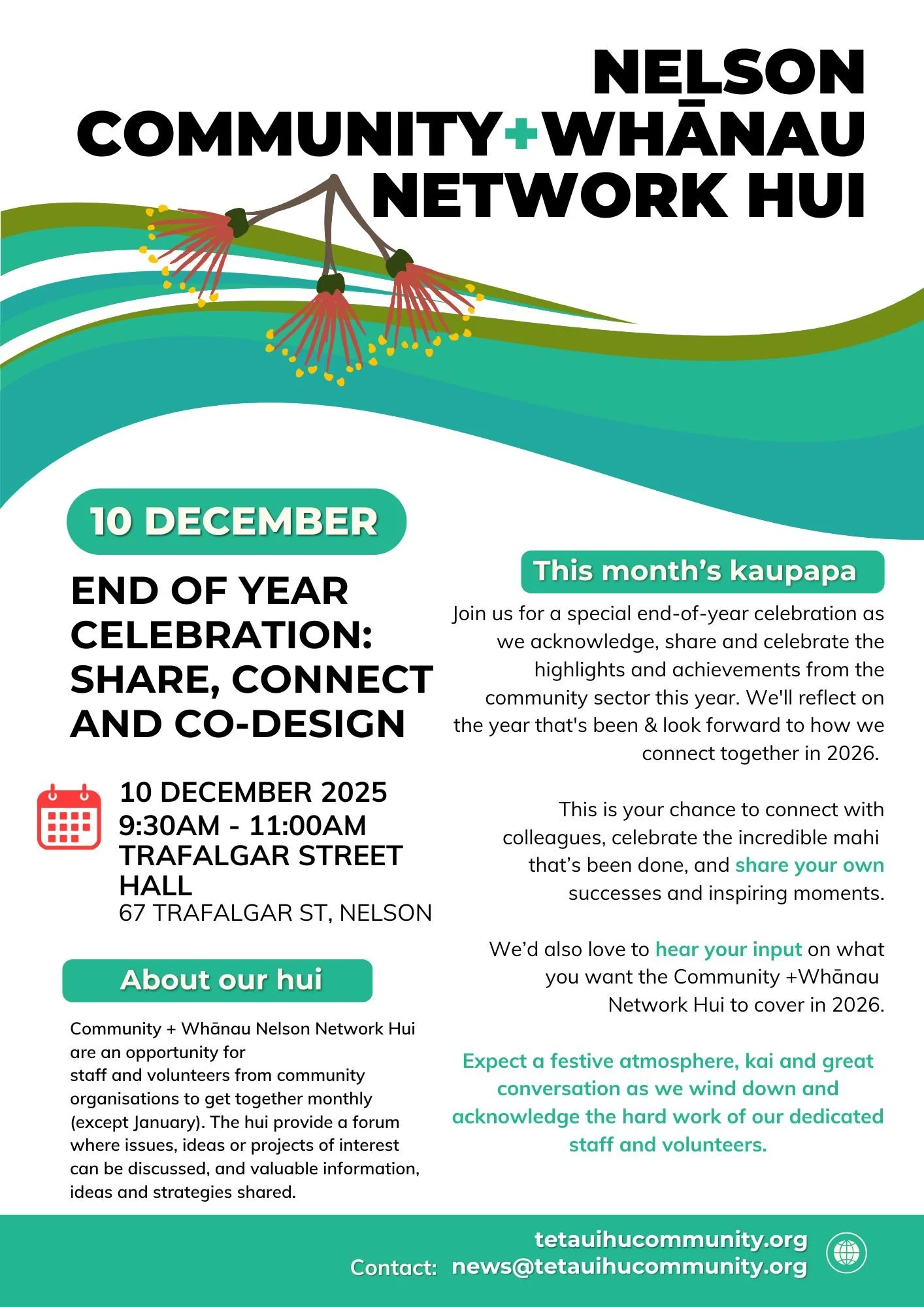 Nelson Community + Whānau Network Hui - December 2025