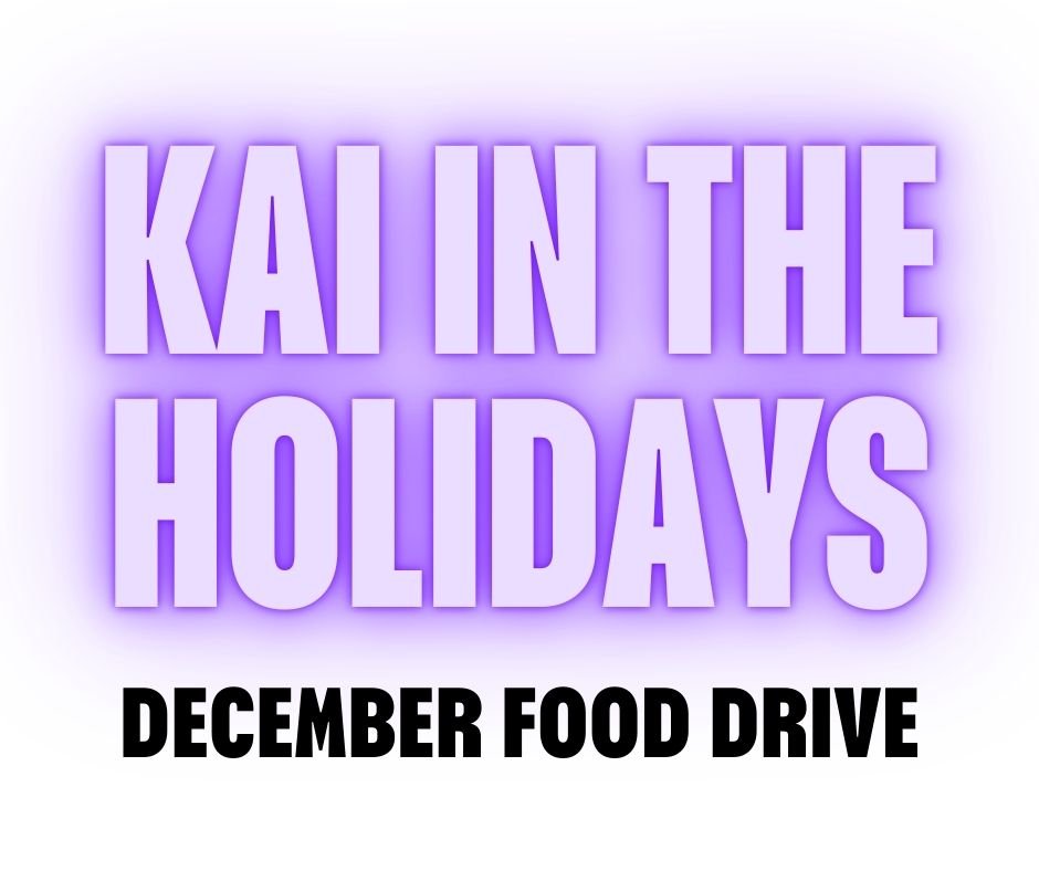Kai in the Holidays - December Food Drive Part II