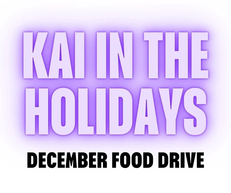 Kai in the Holidays - December Food Drive Part III