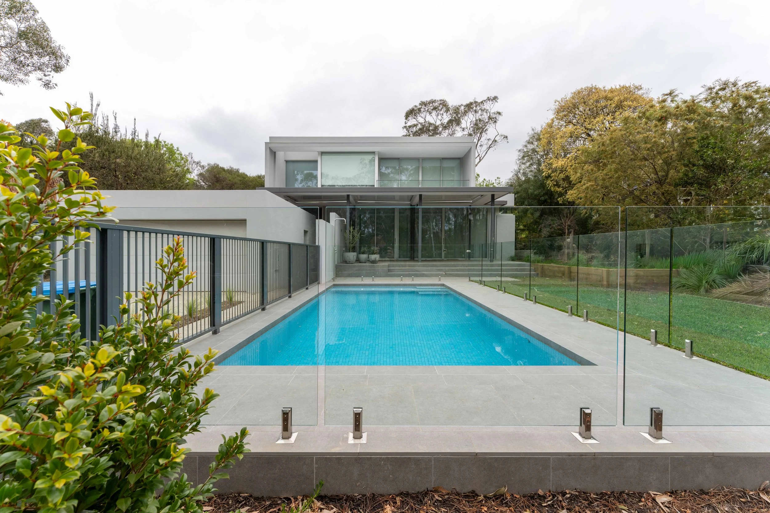 Architectural new build with pool in Shoreham