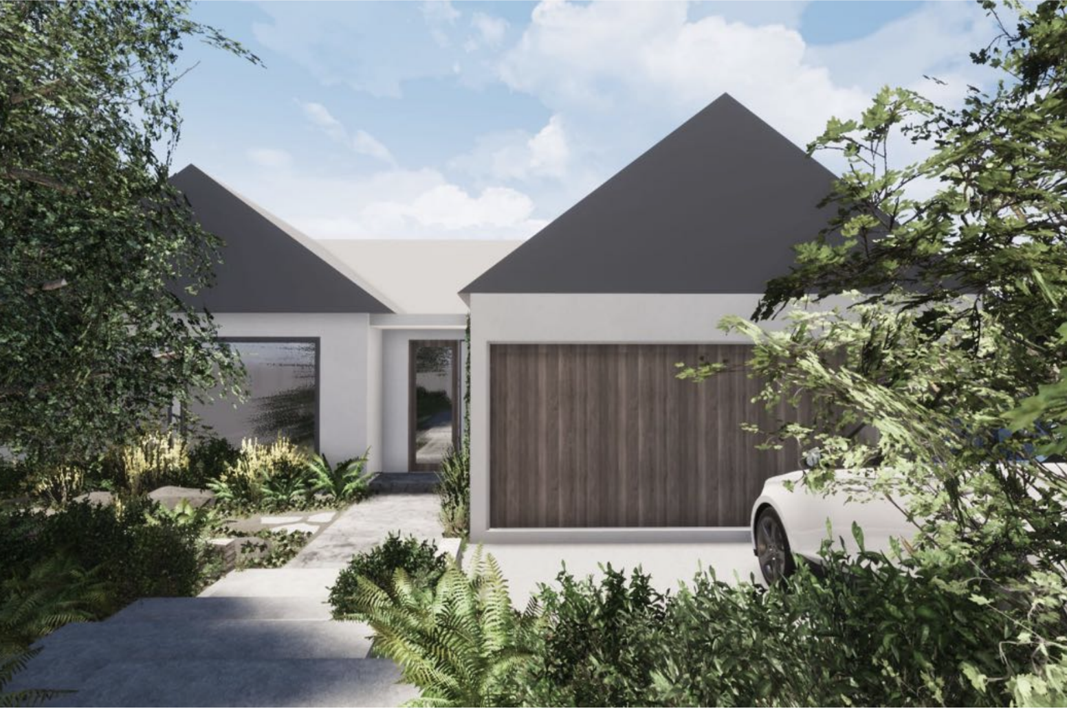 Architectural Home under construction Blairgowrie