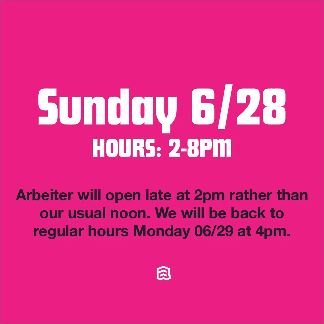 Late Open 2-8pm