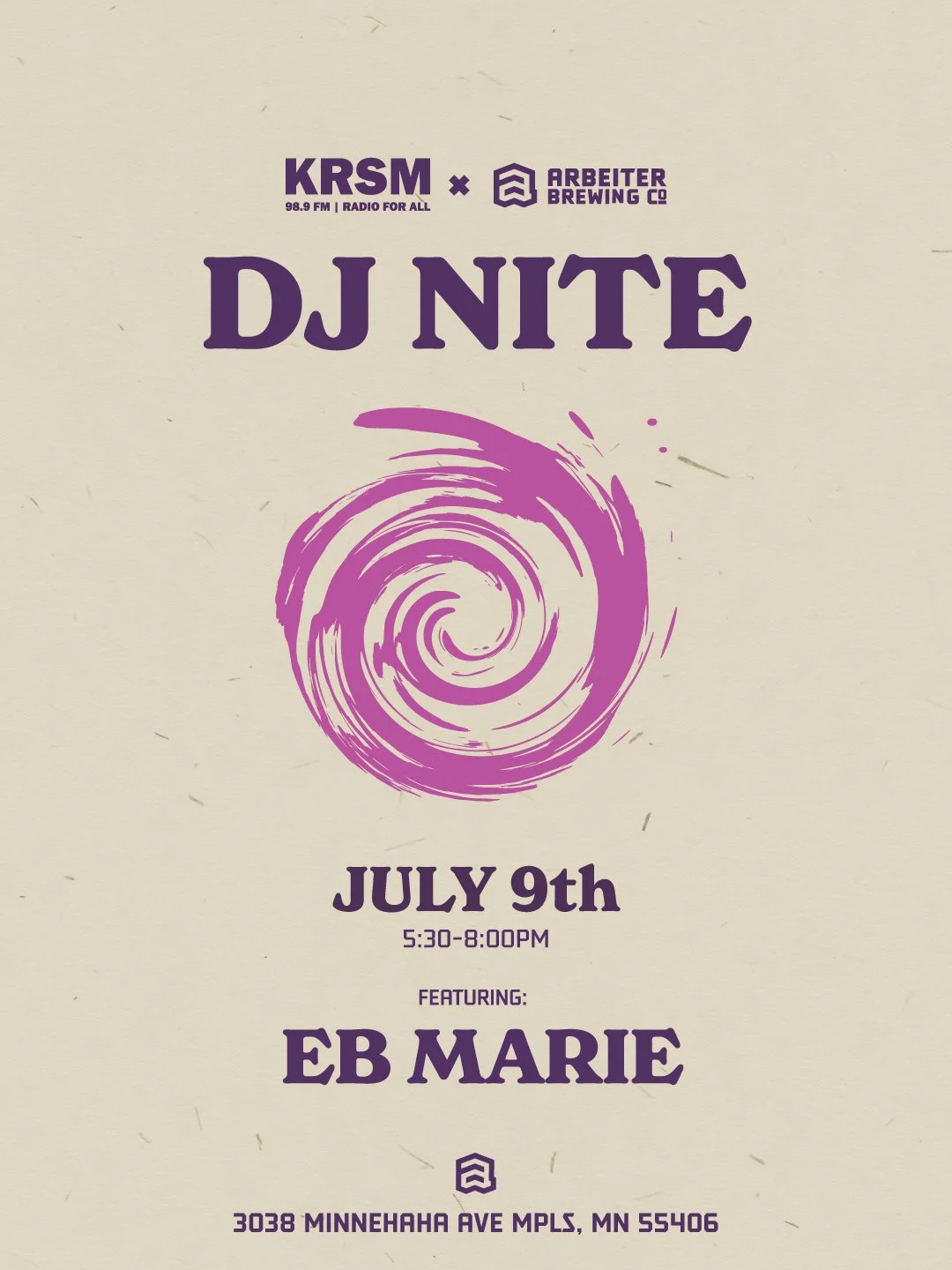 KRSM DJ Nite w/ EB Marie