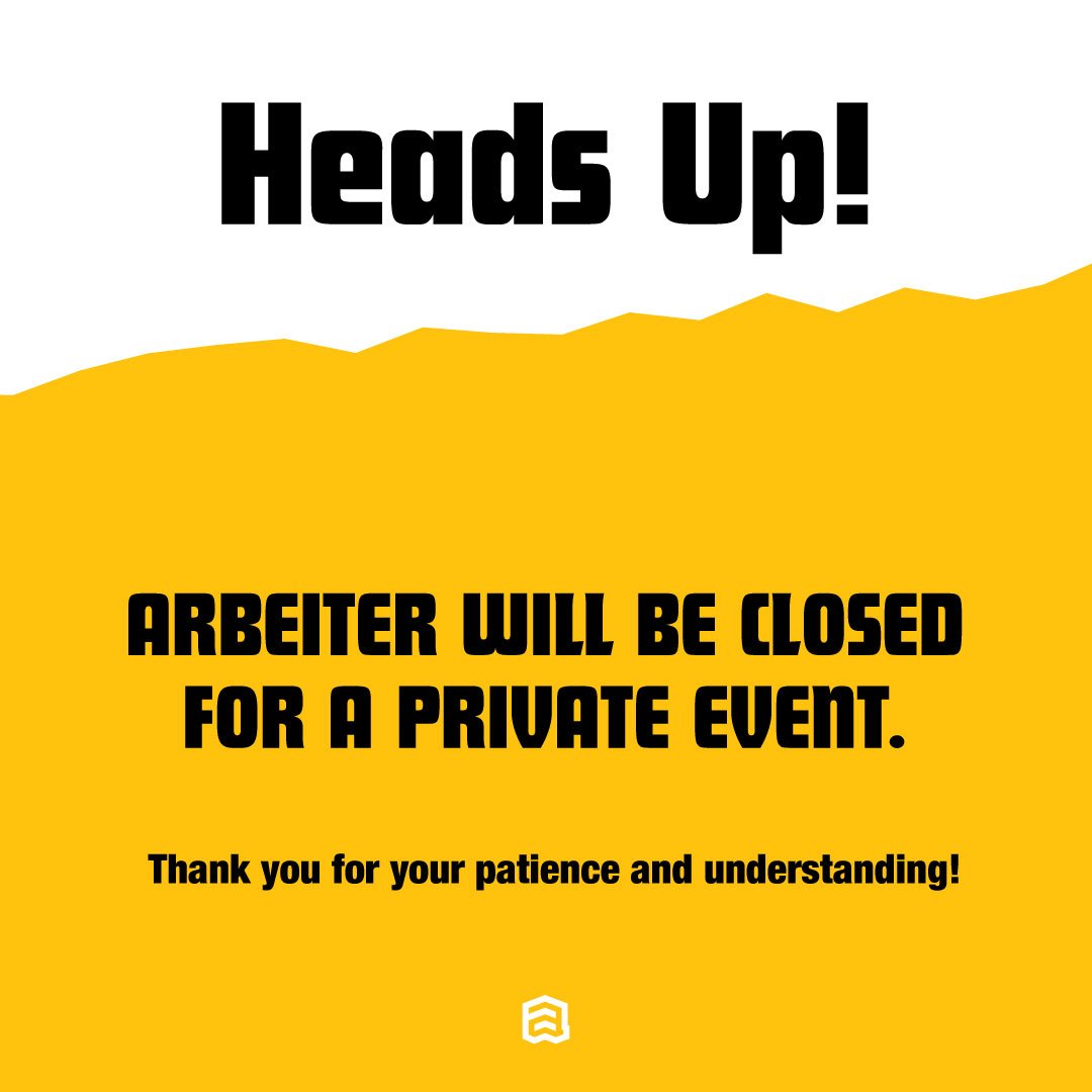 Closed For Private Event