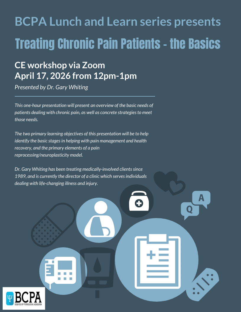 Lunch & Learn: Treating Chronic Pain Patients - The Basics