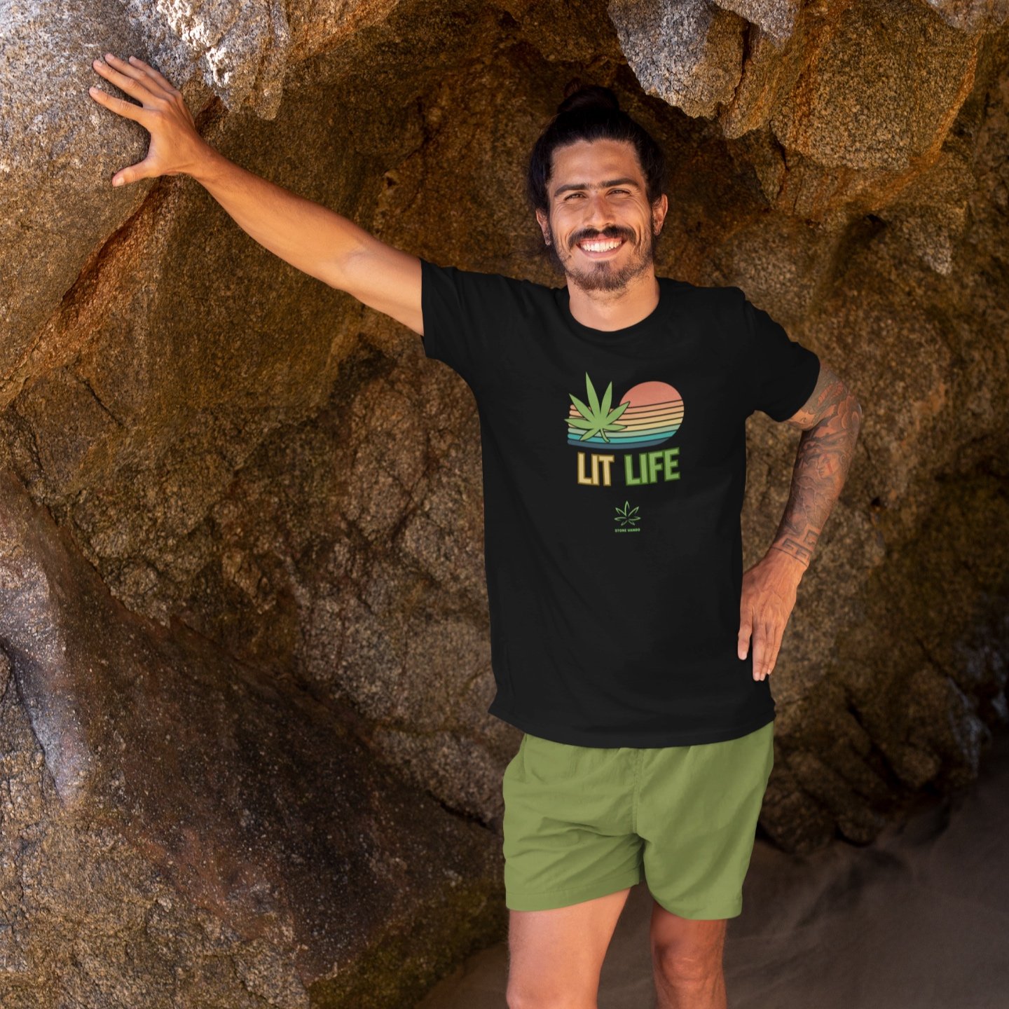 Lit++Life+Crew+Neck+Black+T-Shirt+.jpg