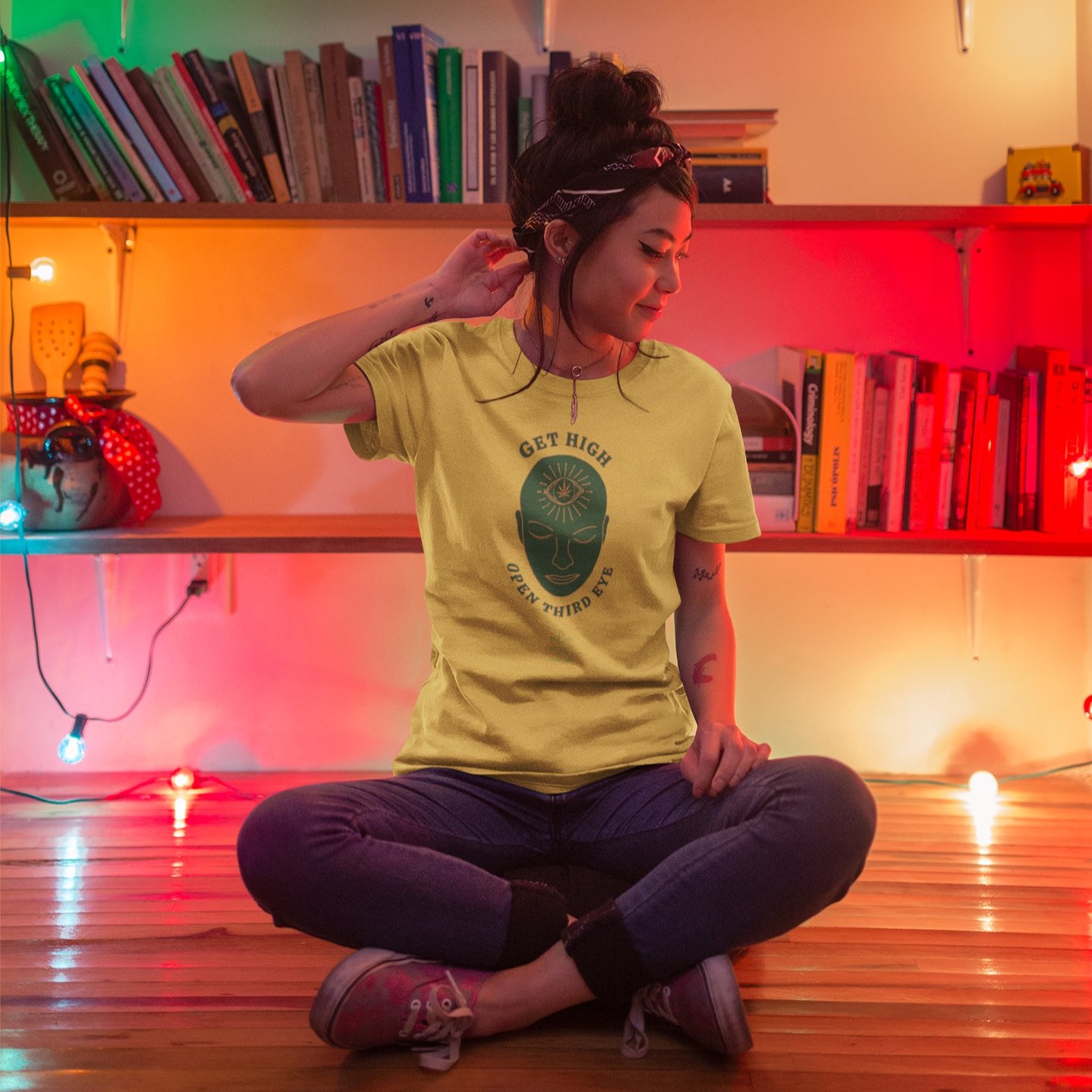 Get+High+Open+Third+Eye+Crew+Neck+Yellow+T-Shirt+Female.jpg